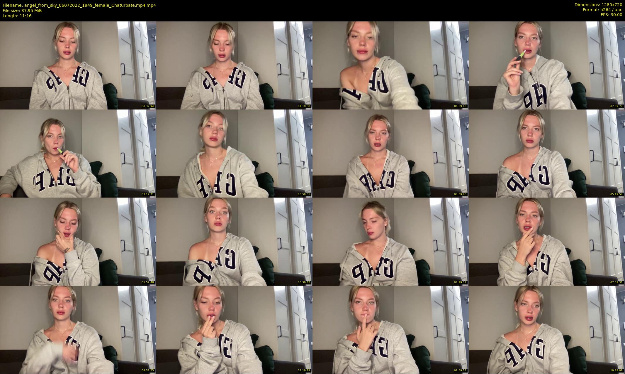 angel_from_sky — 12 minute Chaturbate female cam show recording, 720p, Jul 6, 2022