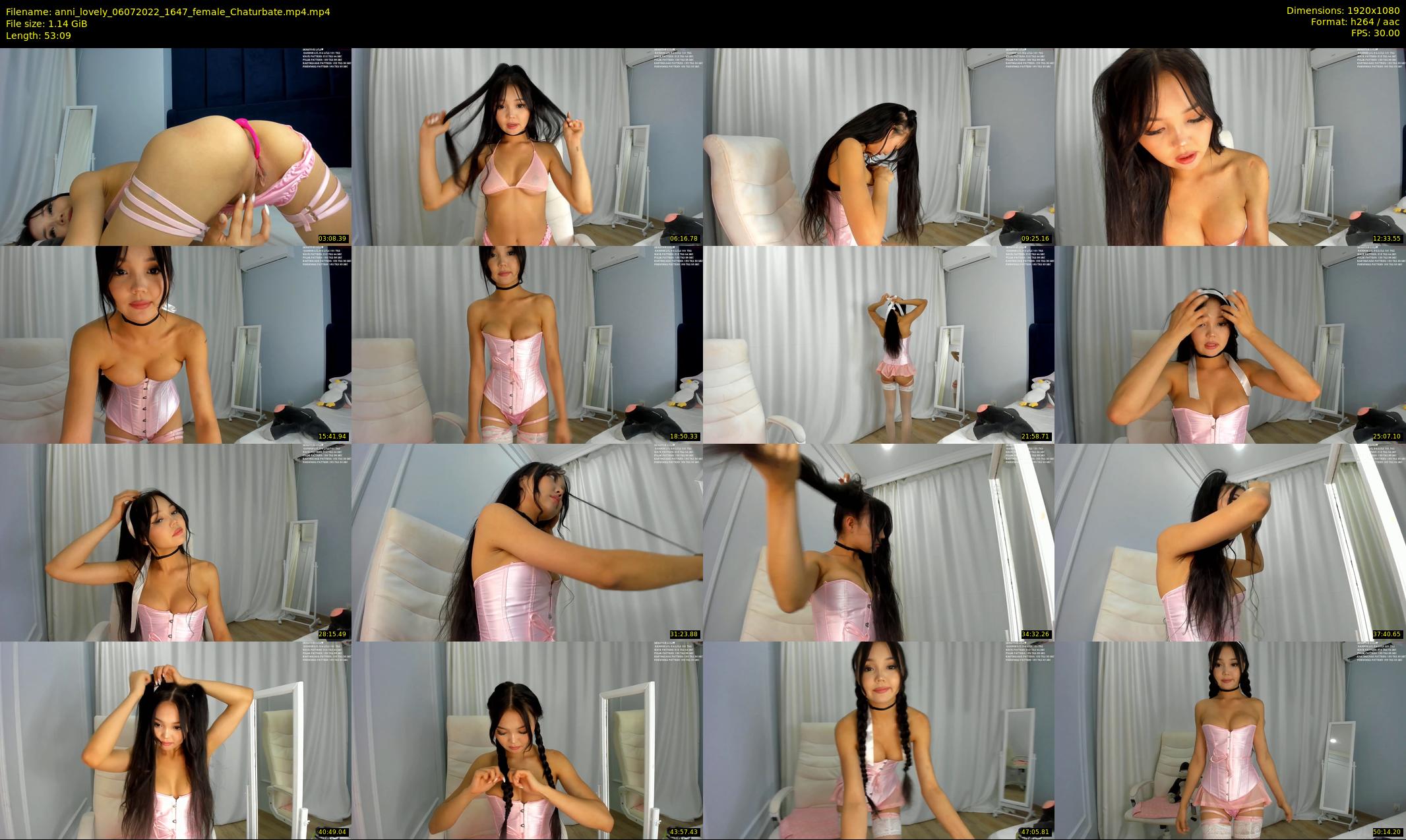 anni_lovely — 54 minute Chaturbate female cam show recording, 1080p, Jul 6, 2022