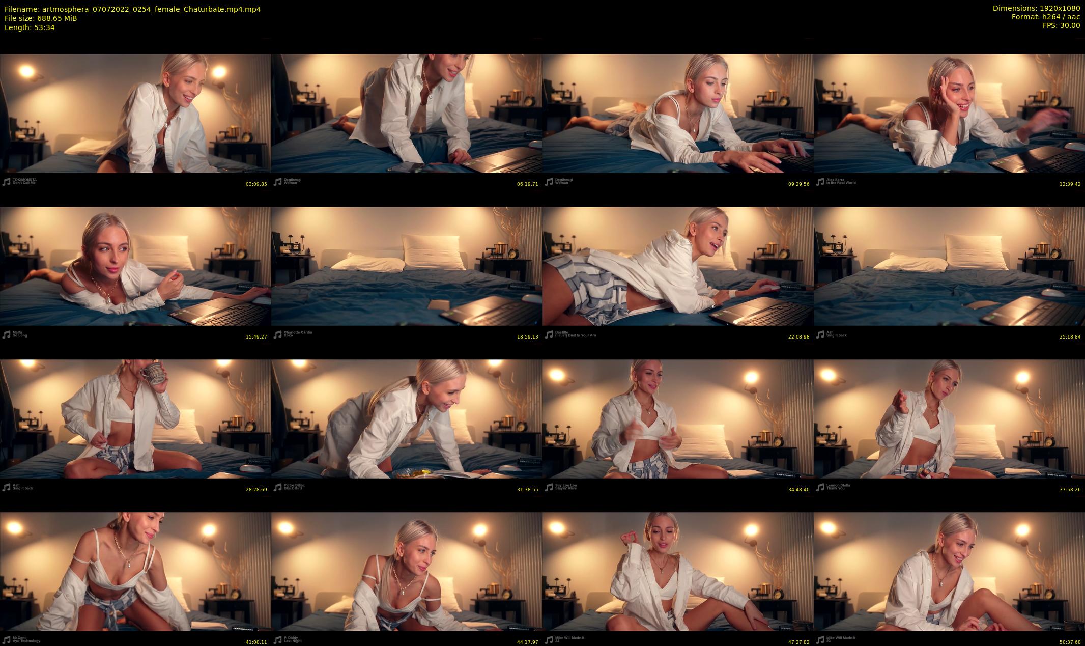 artmosphera — 54 minute Chaturbate female cam show recording, 1080p, Jul 7, 2022