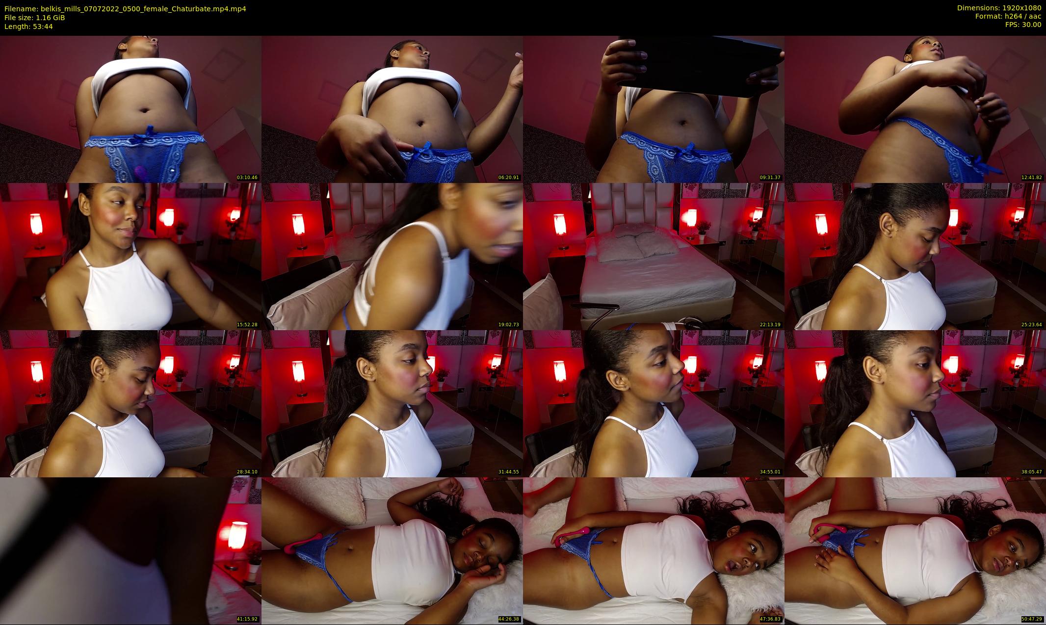 belkis_mills — 54 minute Chaturbate female cam show recording, 1080p, Jul 7, 2022