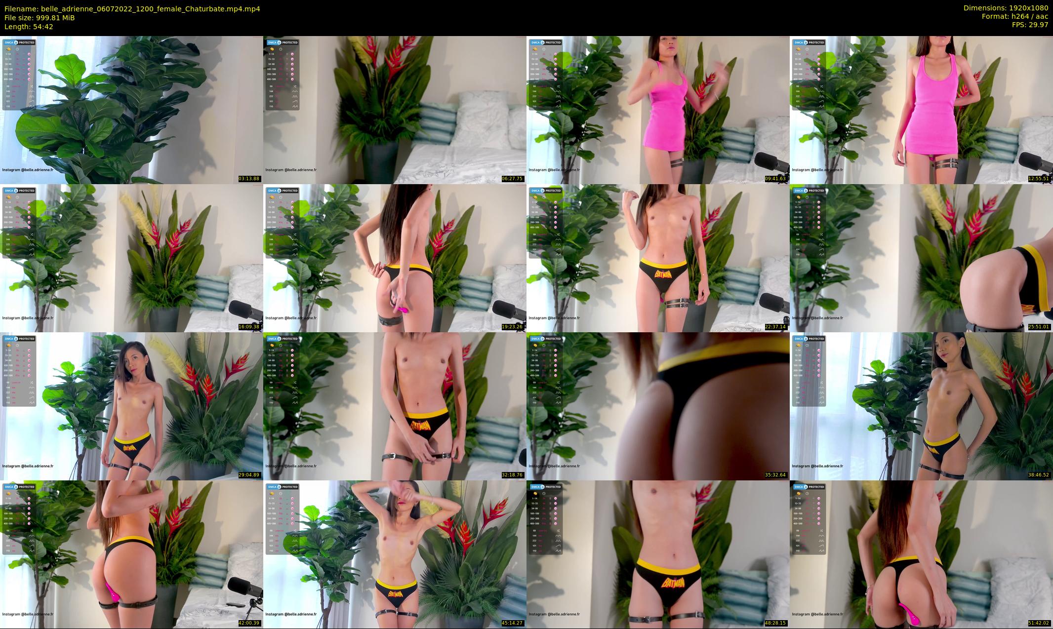 belle_adrienne — 55 minute Chaturbate couple cam show recording, 1080p, Jul 6, 2022