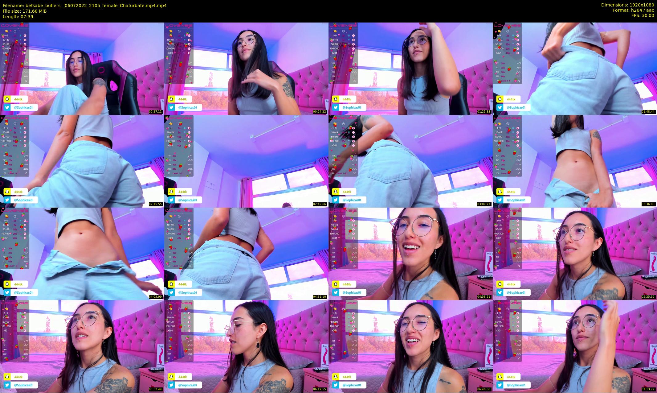 betsabe_butlers_ — 8 minute Chaturbate female cam show recording, 1080p, Jul 6, 2022