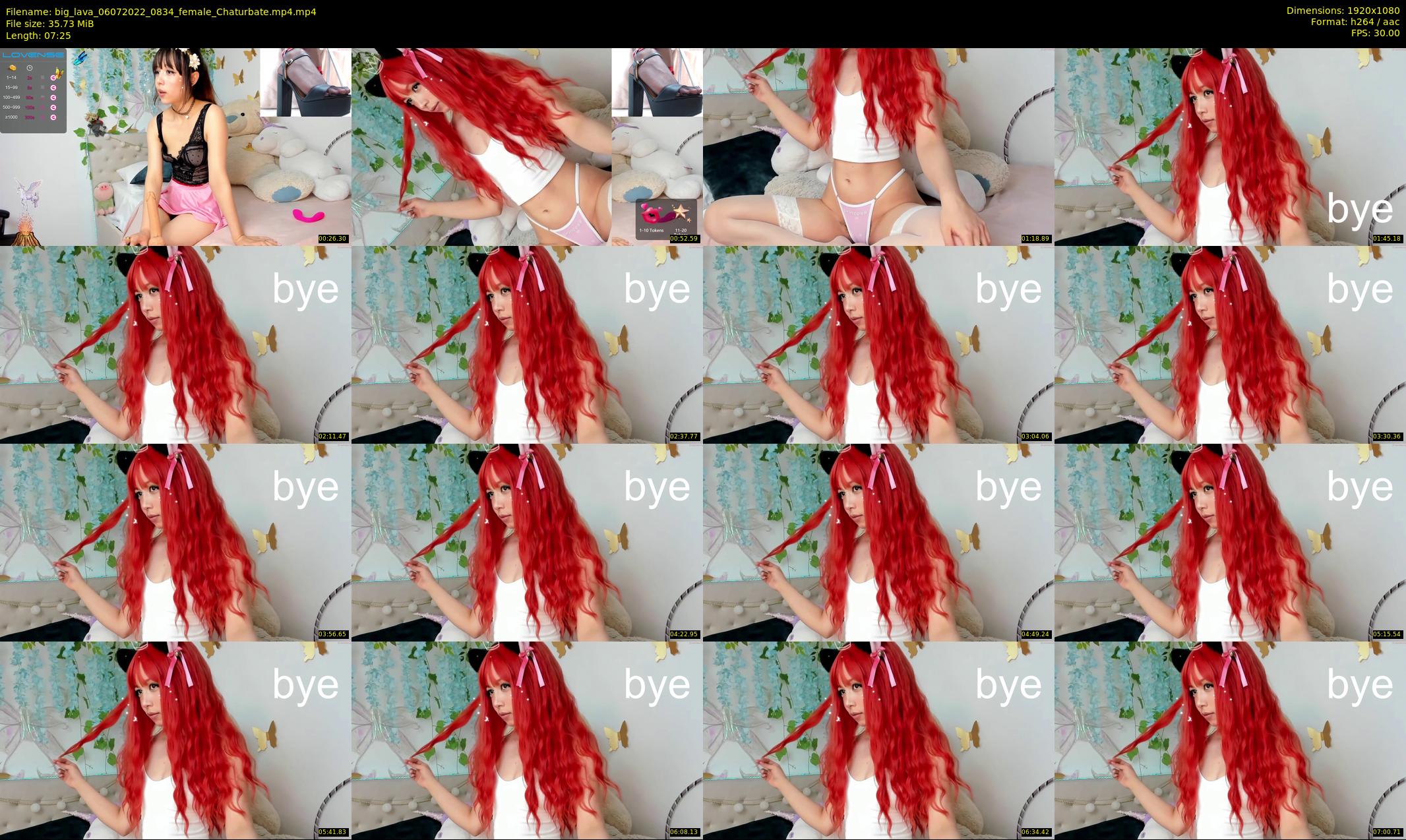 big_lava — 8 minute Chaturbate female cam show recording, 1080p, Jul 6, 2022