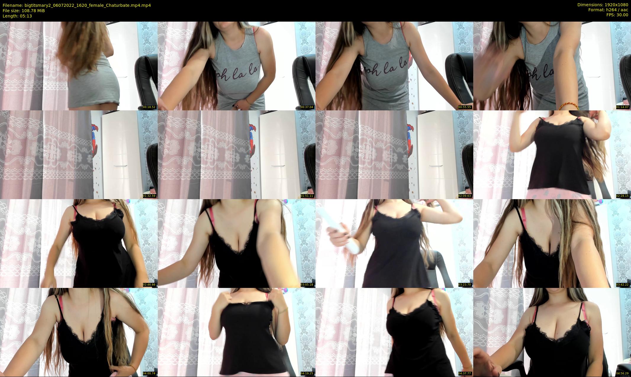 bigtitsmary2 — 6 minute Chaturbate female cam show recording, 1080p, Jul 6, 2022