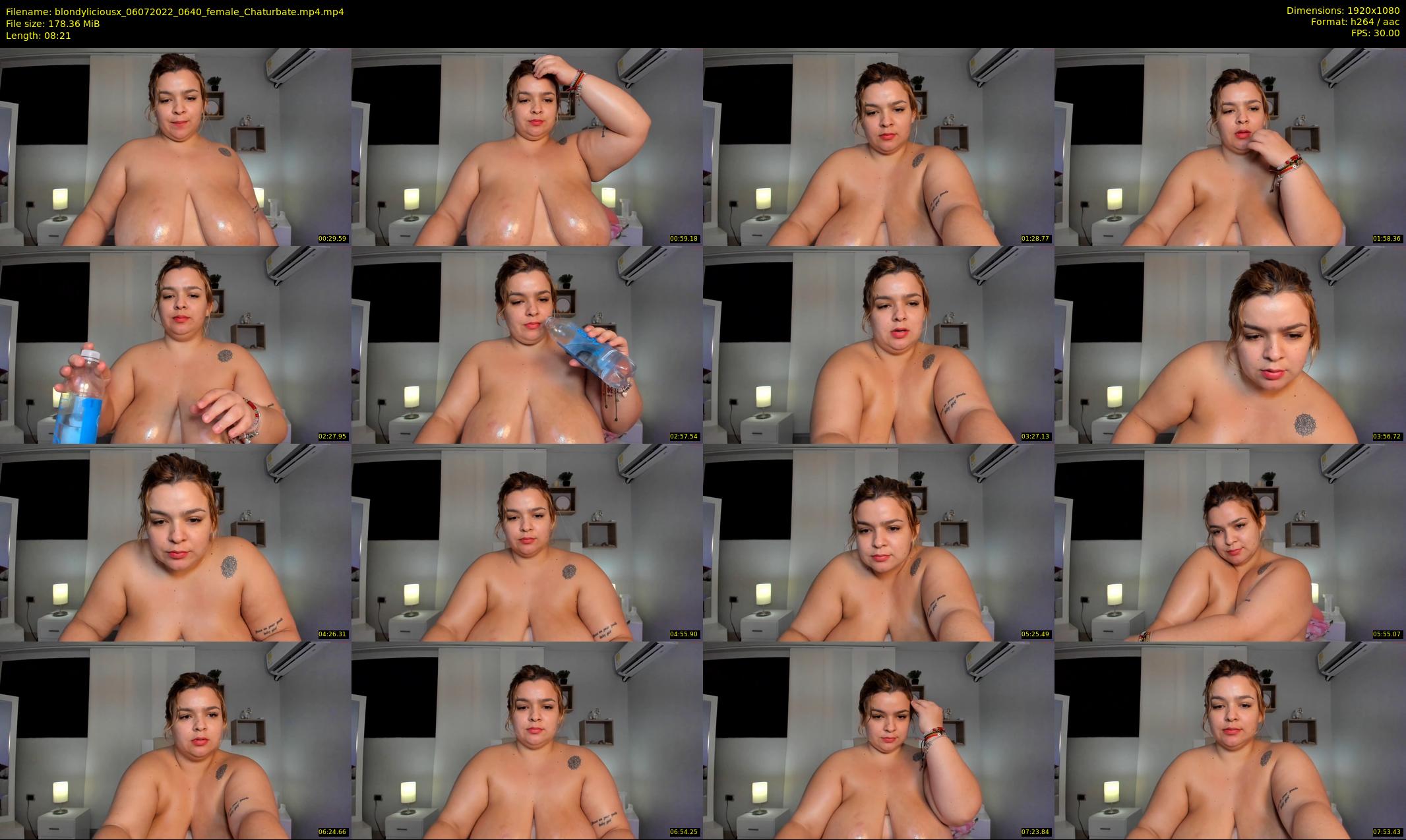 blondyliciousx — 9 minute Chaturbate female cam show recording, 1080p, Jul 6, 2022