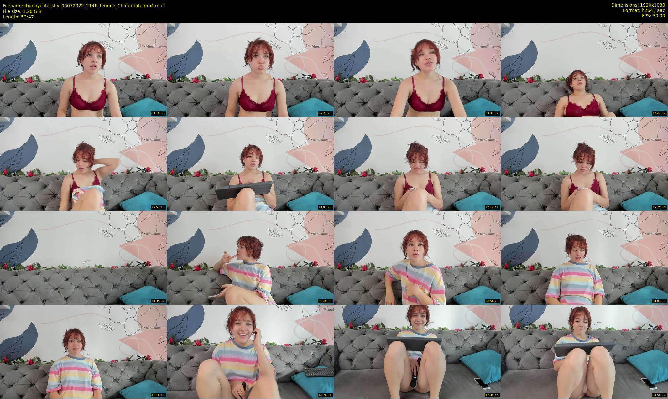 bunnycute_shy — 54 minute Chaturbate female cam show recording, 1080p, Jul 6, 2022