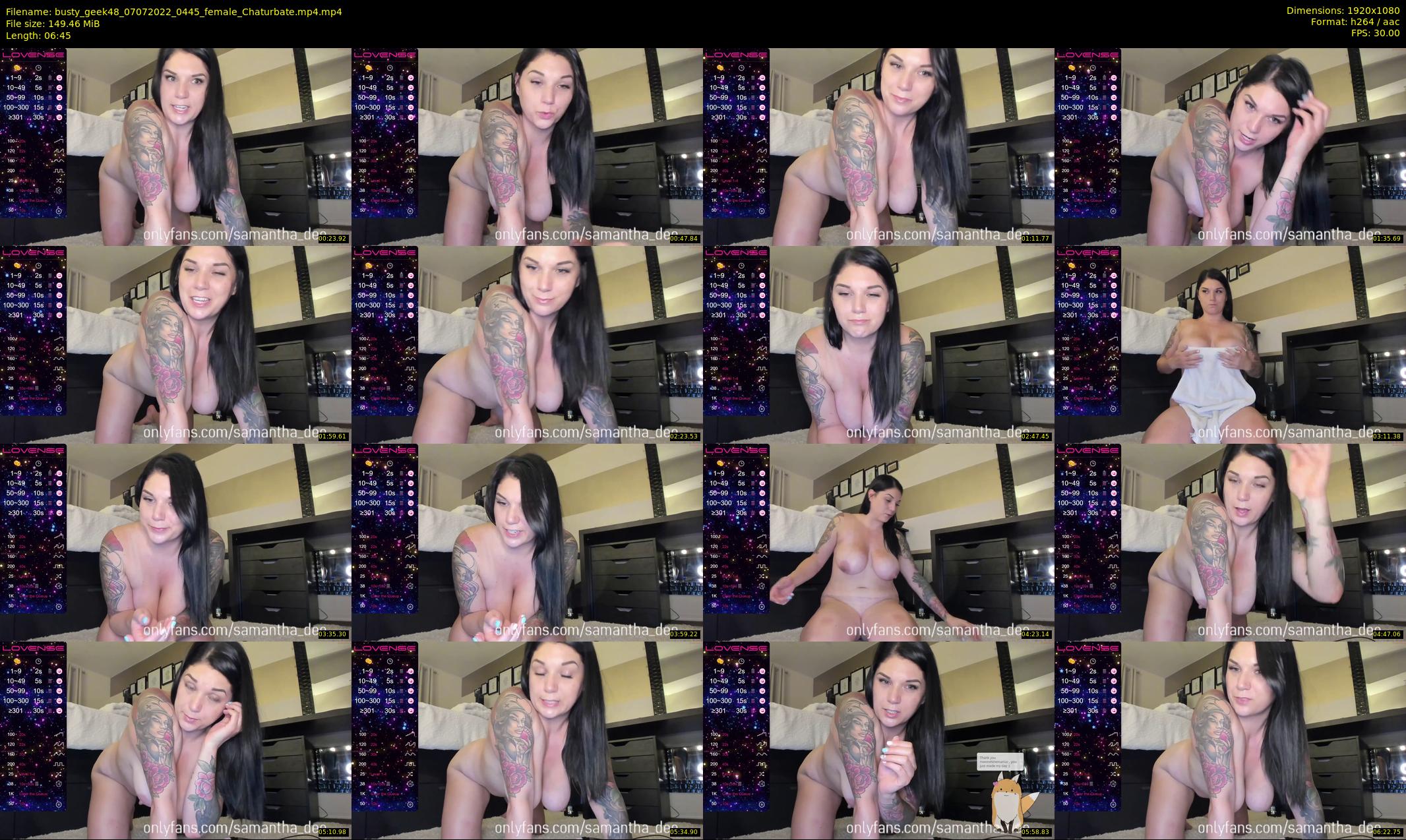 busty_geek48 — 7 minute Chaturbate female cam show recording, 1080p, Jul 7, 2022