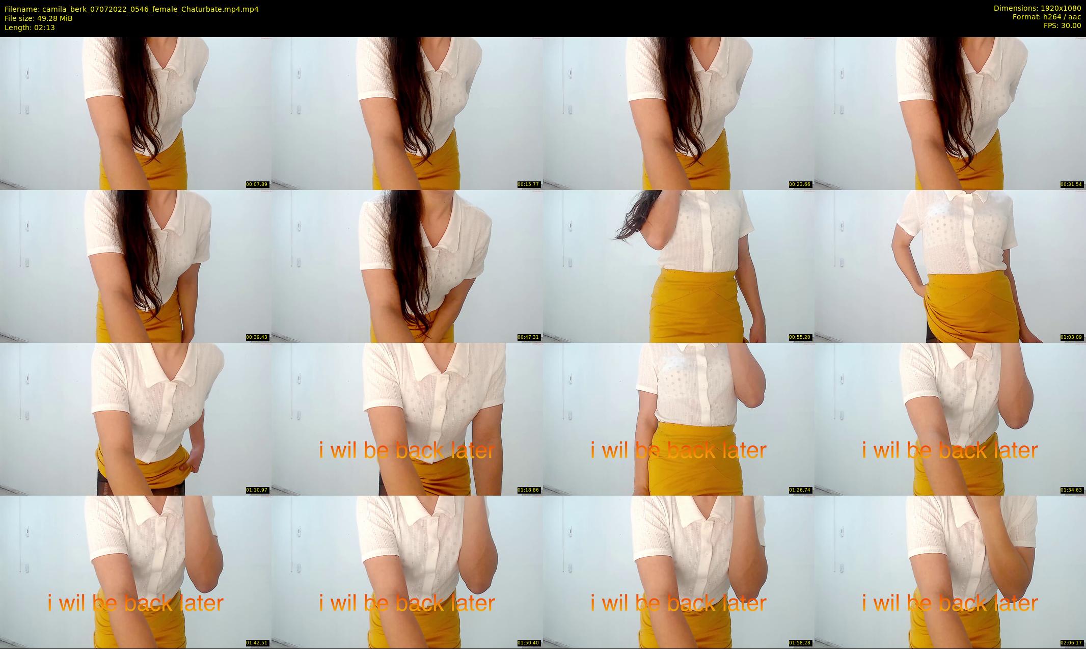 camila_berk — 3 minute Chaturbate female cam show recording, 1080p, Jul 7, 2022