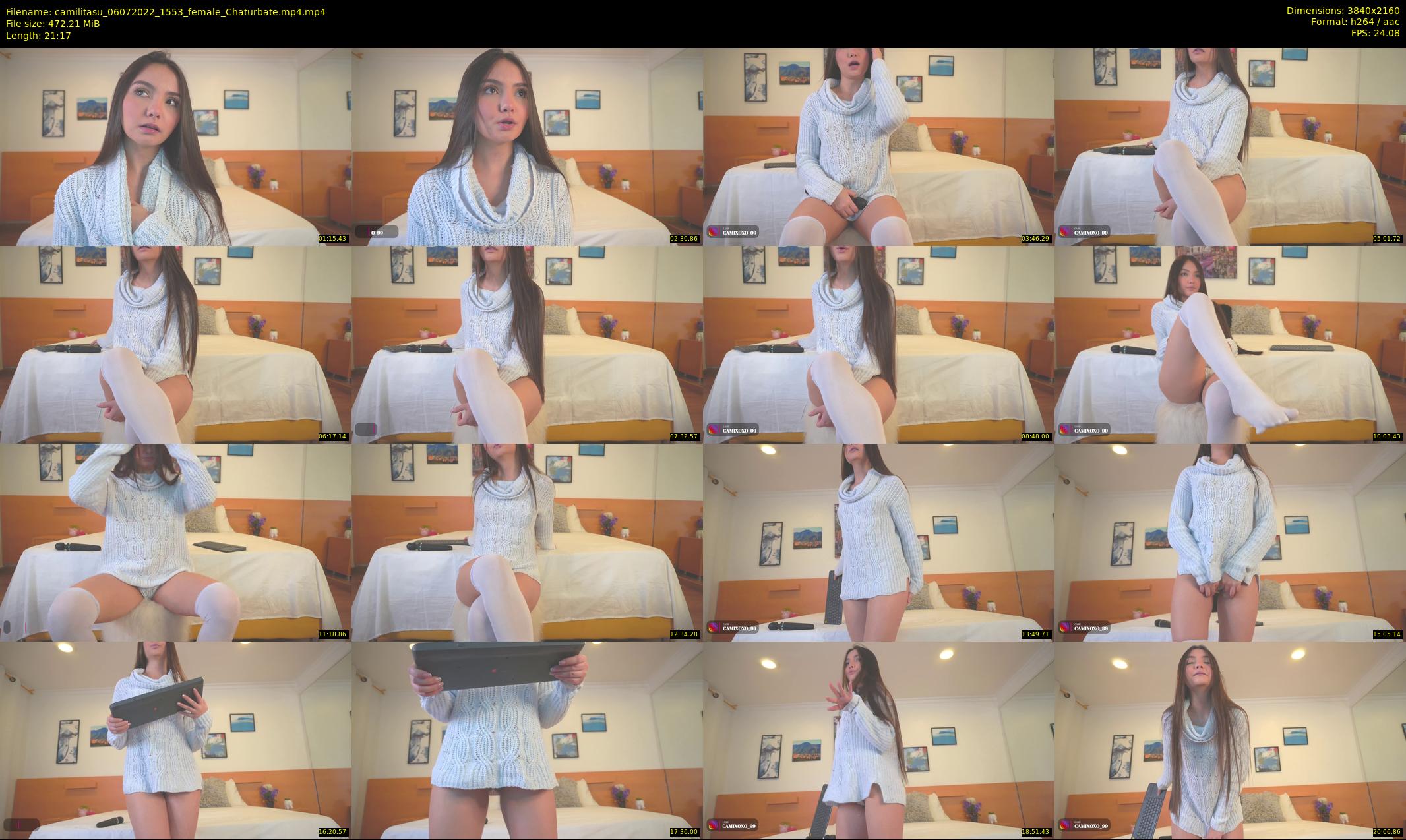 camilitasu — 22 minute Chaturbate female cam show recording, 4K, Jul 6, 2022