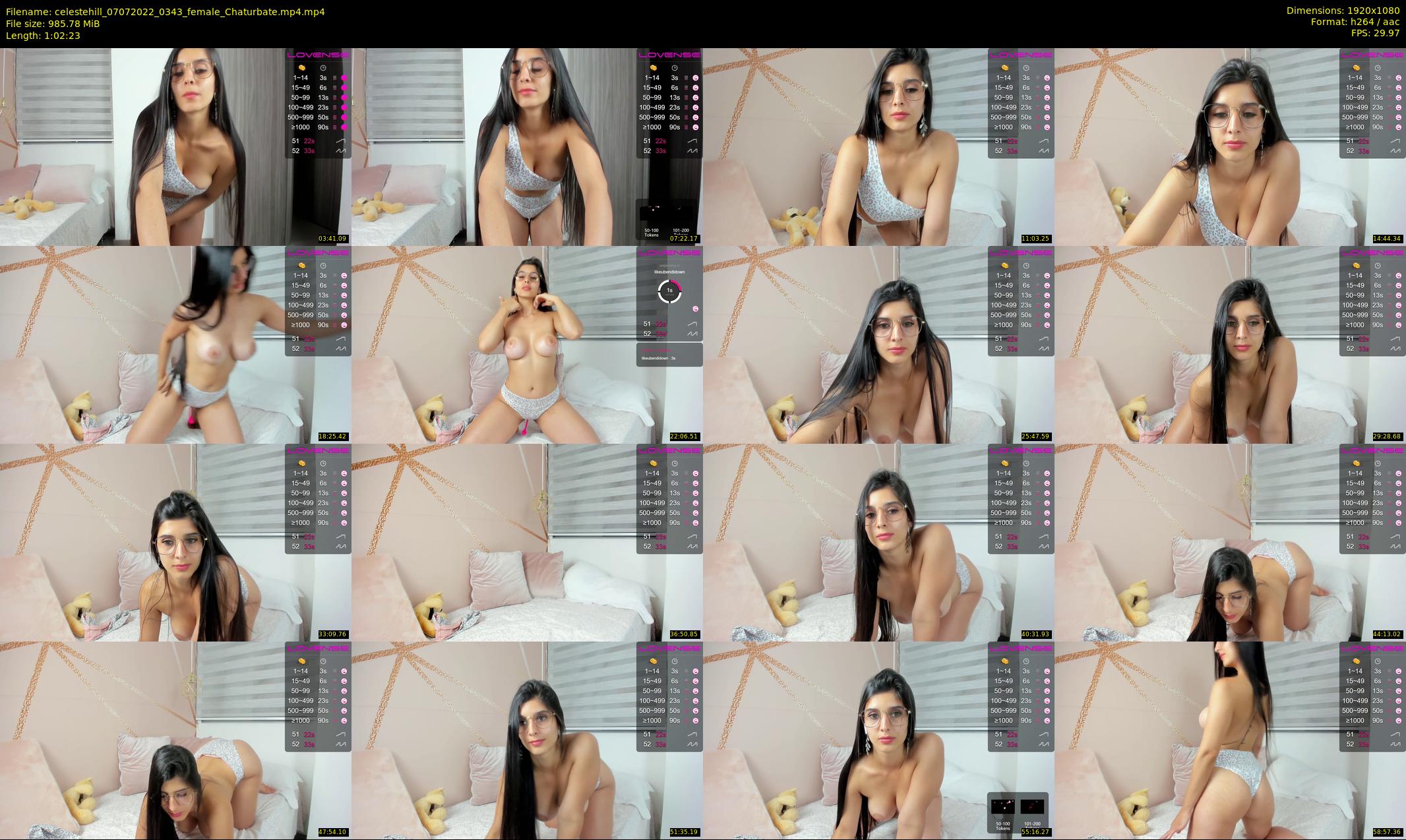 celestehill — 63 minute Chaturbate female cam show recording, 1080p, Jul 7, 2022