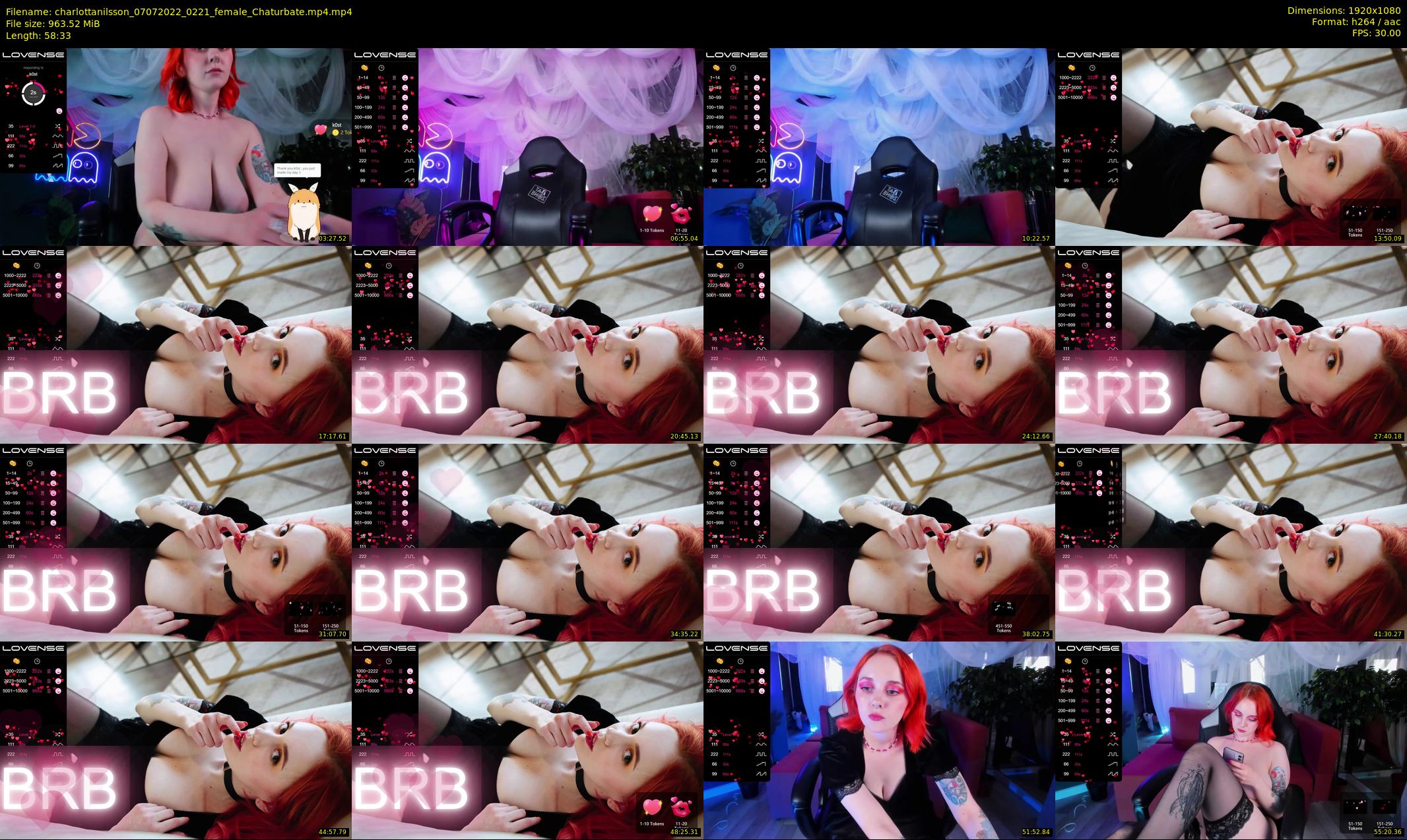 charlottanilsson — 59 minute Chaturbate female cam show recording, 1080p, Jul 7, 2022