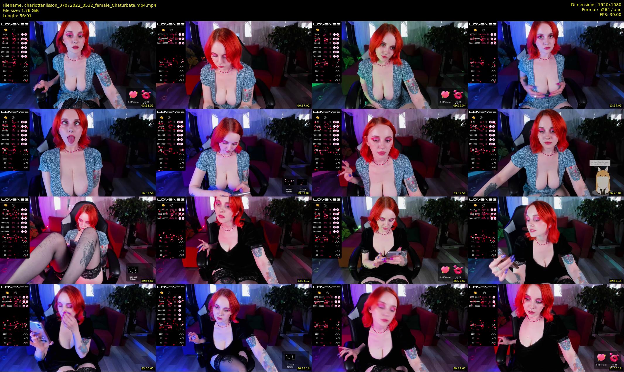charlottanilsson — 57 minute Chaturbate female cam show recording, 1080p, Jul 7, 2022