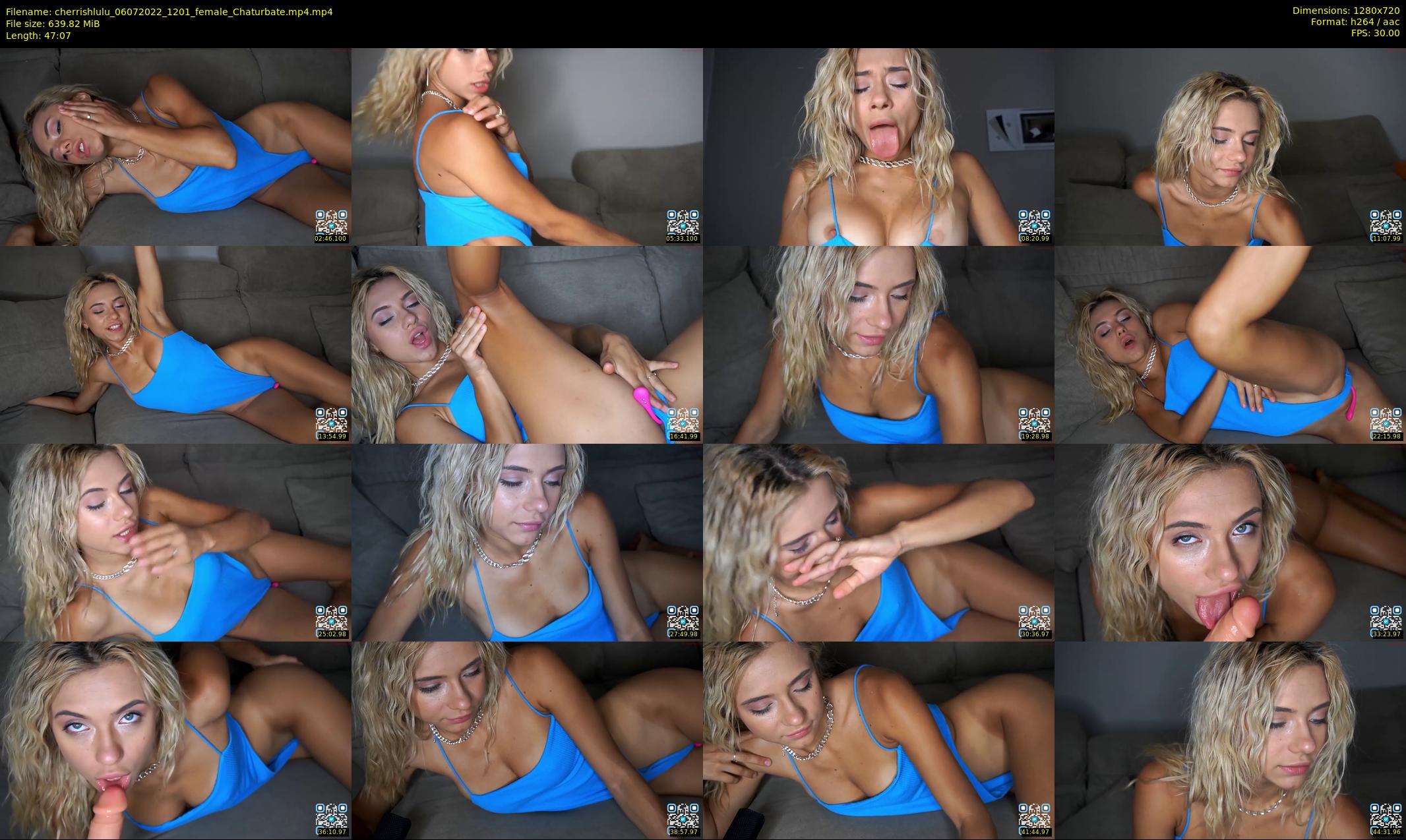 cherrishlulu — 48 minute Chaturbate female cam show recording, 720p, Jul 6, 2022