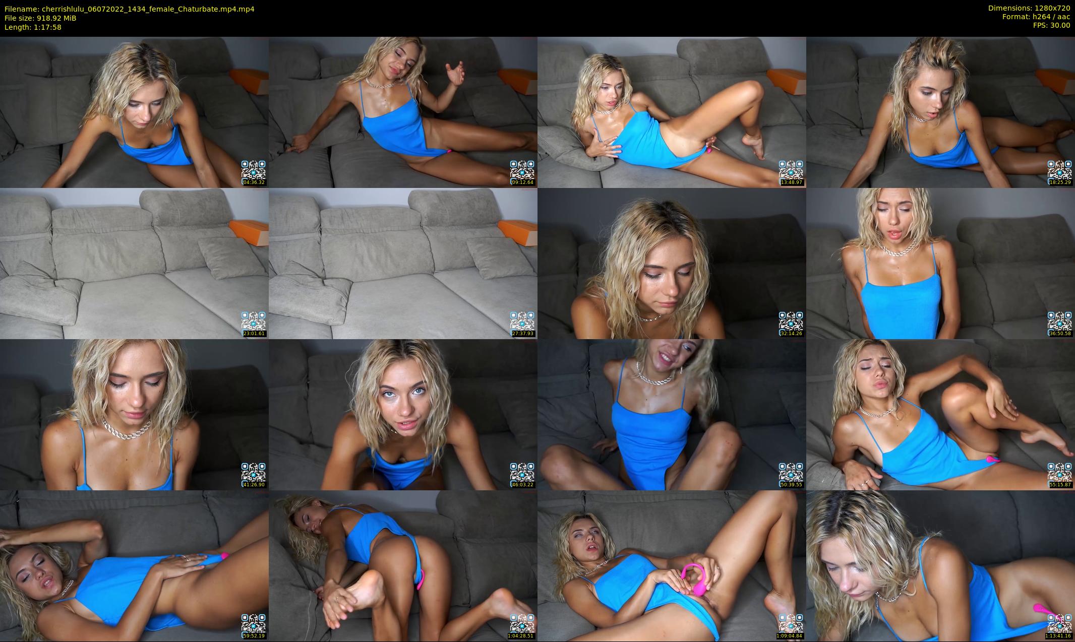 cherrishlulu — 78 minute Chaturbate female cam show recording, 720p, Jul 6, 2022