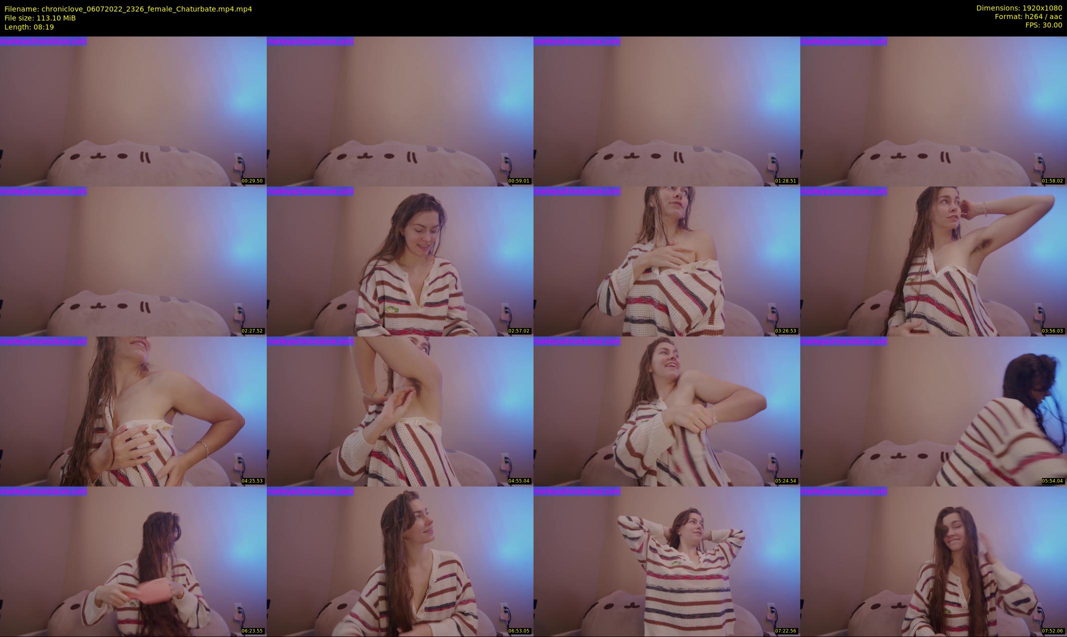 chroniclove — 9 minute Chaturbate female cam show recording, 1080p, Jul 6, 2022