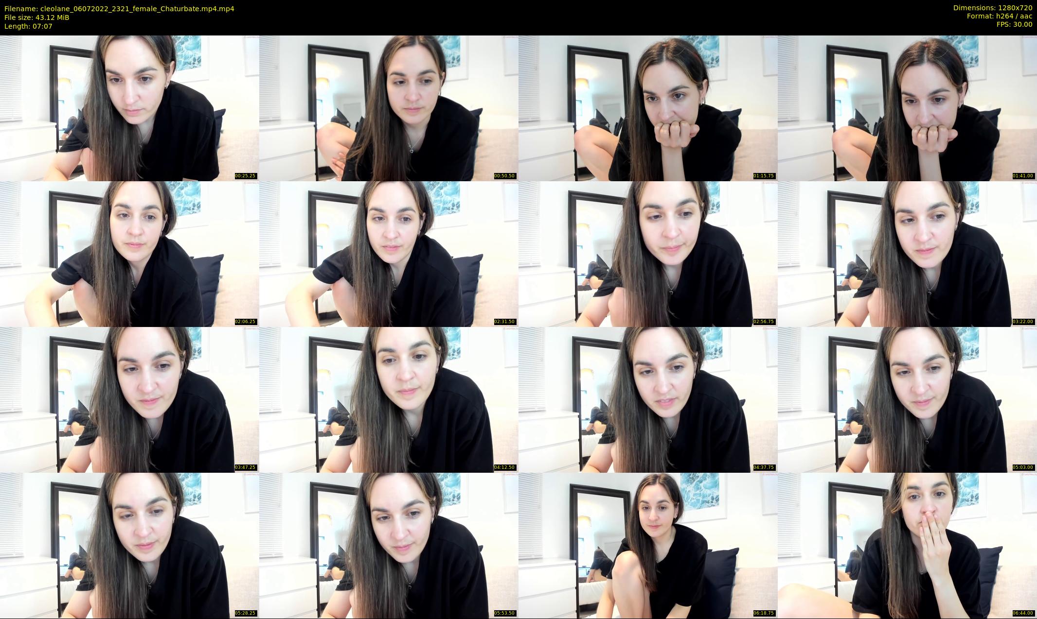 cleolane — 8 minute Chaturbate female cam show recording, 720p, Jul 6, 2022