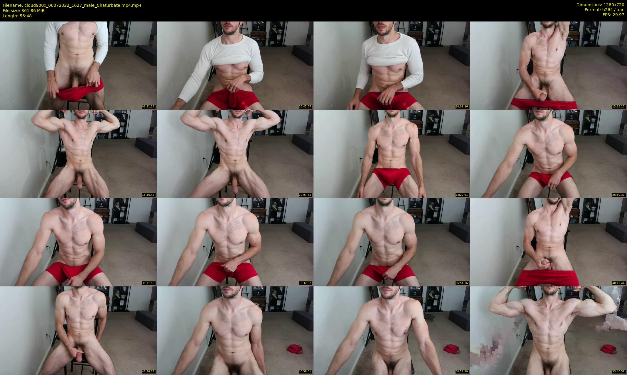 cloud900x — 57 minute Chaturbate male cam show recording, 720p, Jul 6, 2022
