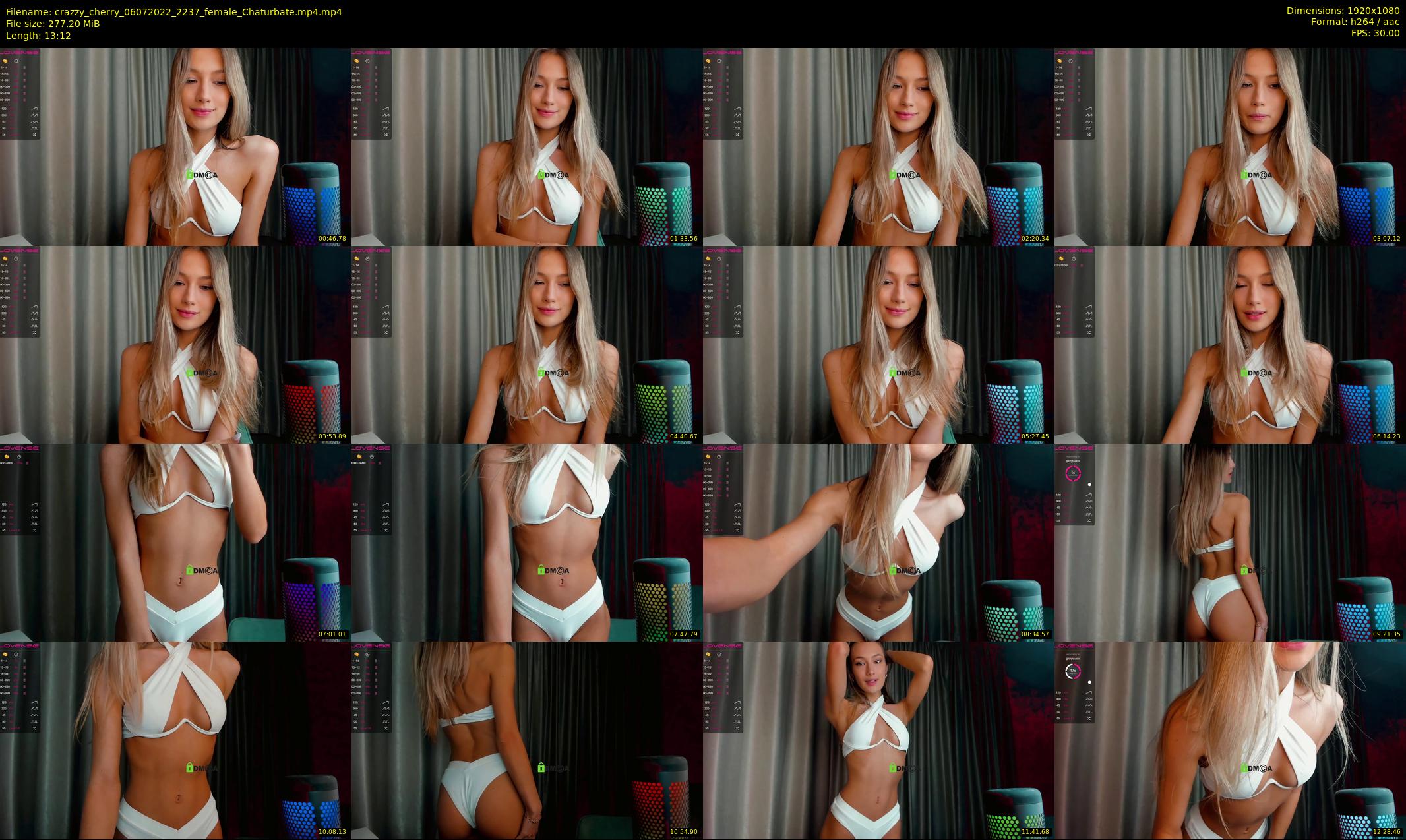 crazzy_cherry — 14 minute Chaturbate female cam show recording, 1080p, Jul 6, 2022