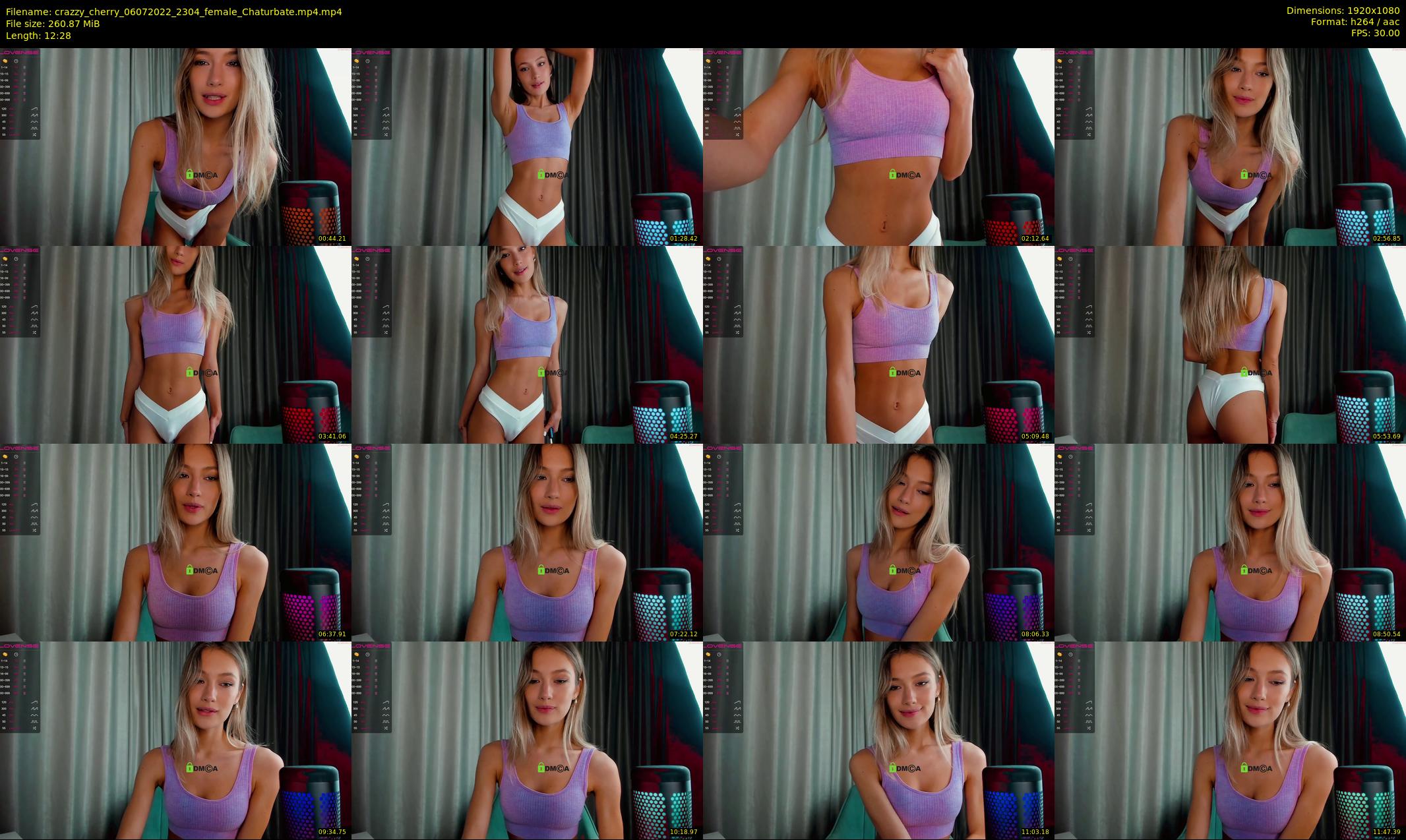 crazzy_cherry — 13 minute Chaturbate female cam show recording, 1080p, Jul 6, 2022