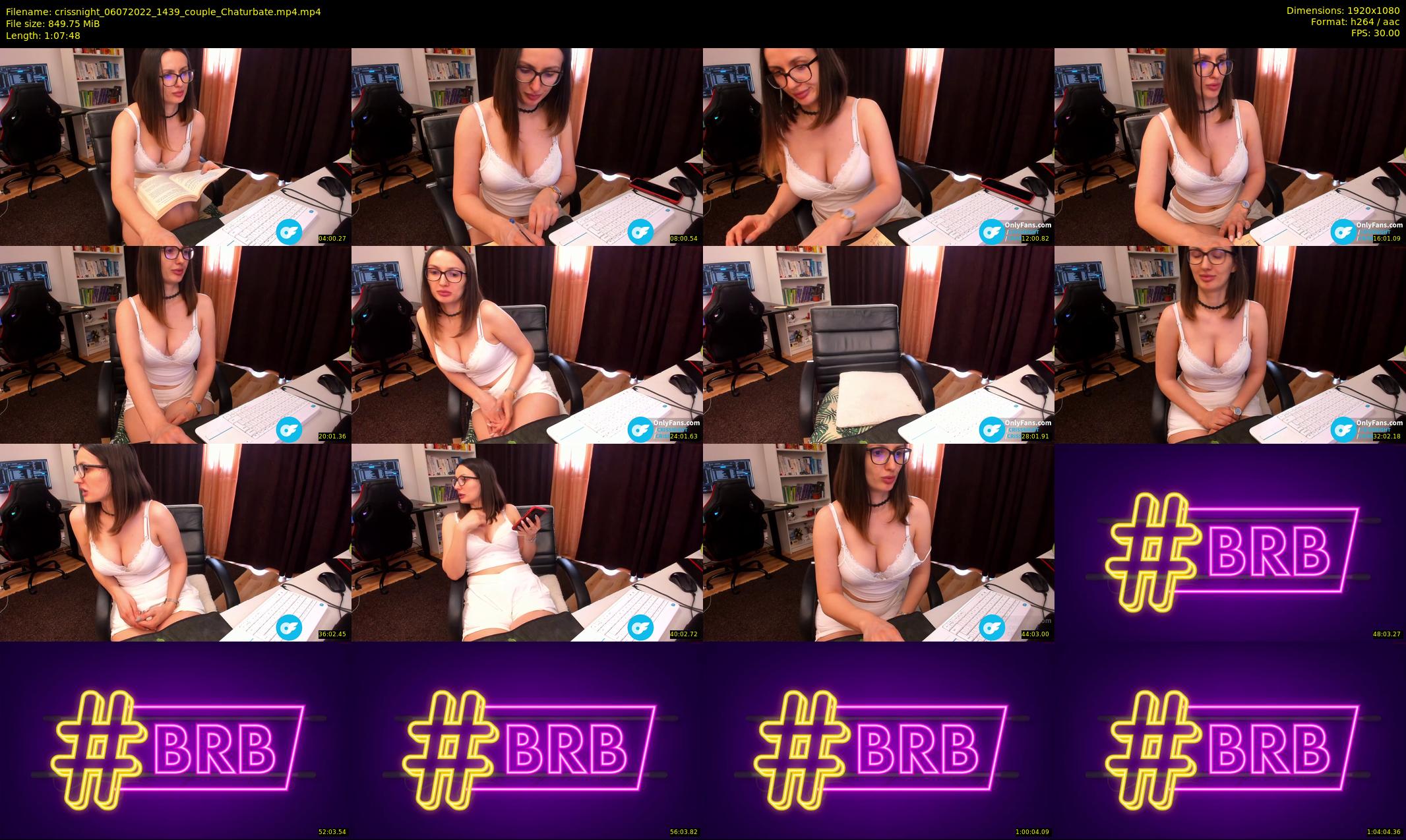 crissnight — 68 minute Chaturbate female cam show recording, 1080p, Jul 6, 2022