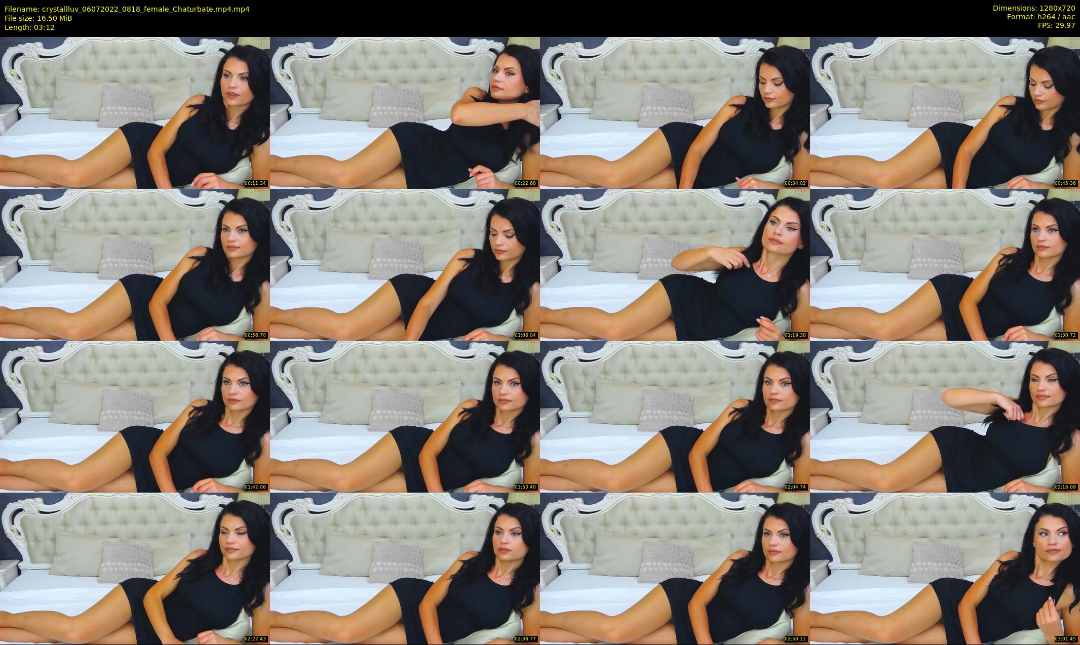 crystallluv — 4 minute Chaturbate female cam show recording, 720p, Jul 6, 2022