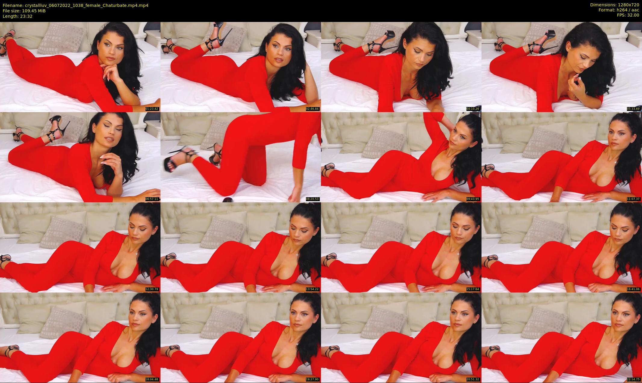 crystallluv — 24 minute Chaturbate female cam show recording, 720p, Jul 6, 2022