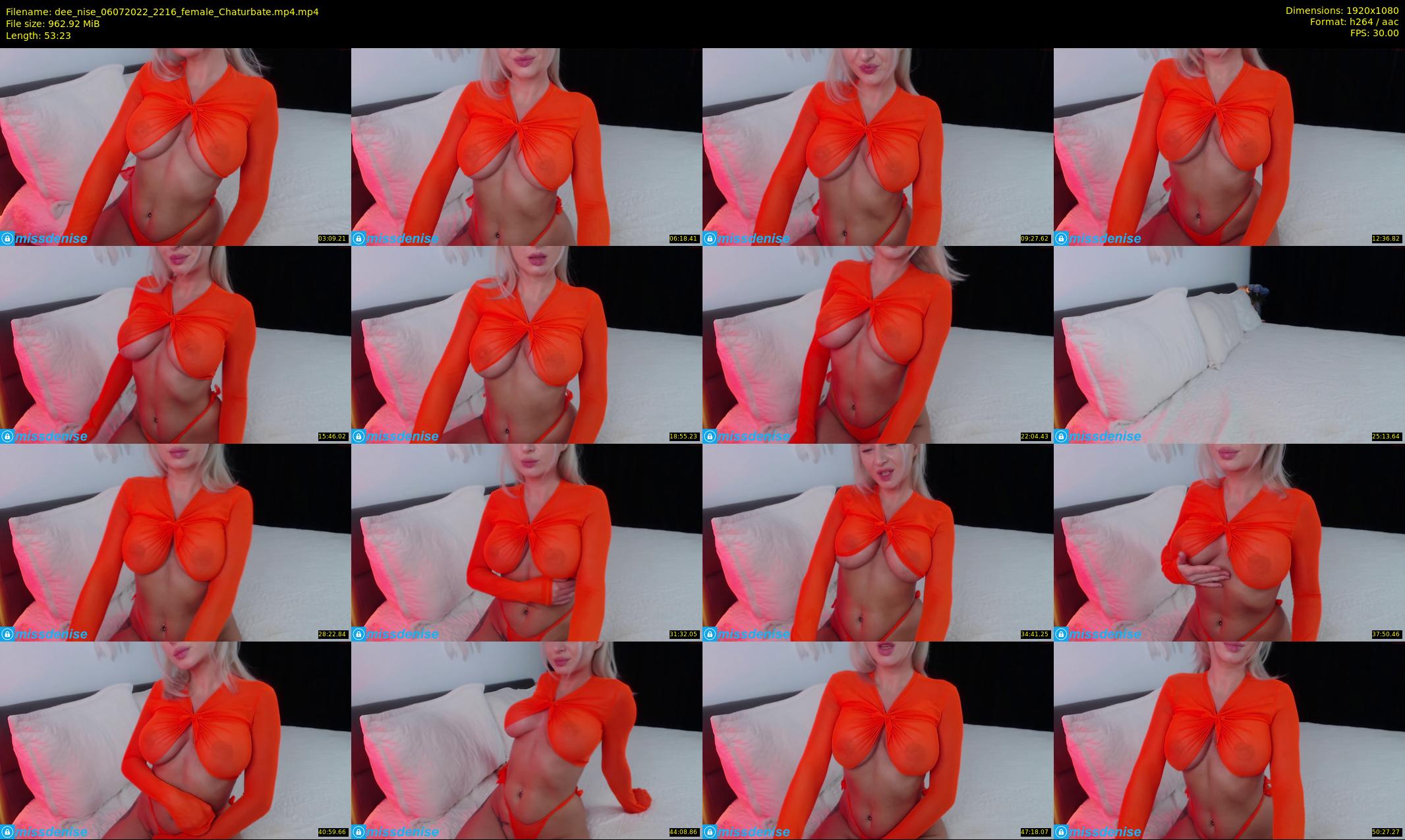 dee_nise — 54 minute Chaturbate female cam show recording, 1080p, Jul 6, 2022