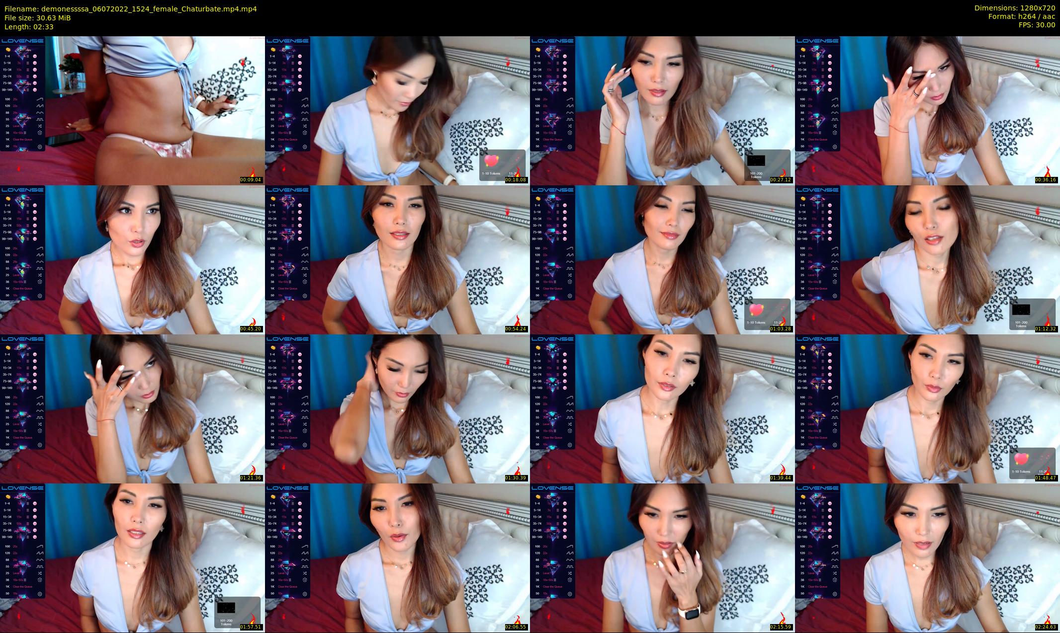 demonessssa — 3 minute Chaturbate female cam show recording, 720p, Jul 6, 2022