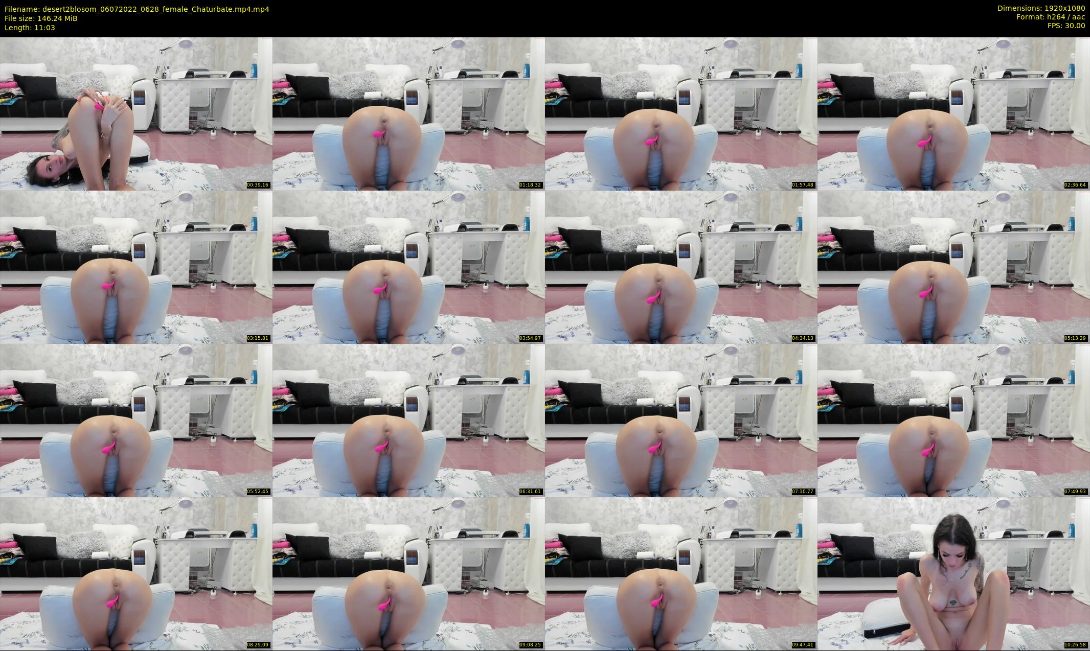 desert2blosom — 12 minute Chaturbate female cam show recording, 1080p, Jul 6, 2022