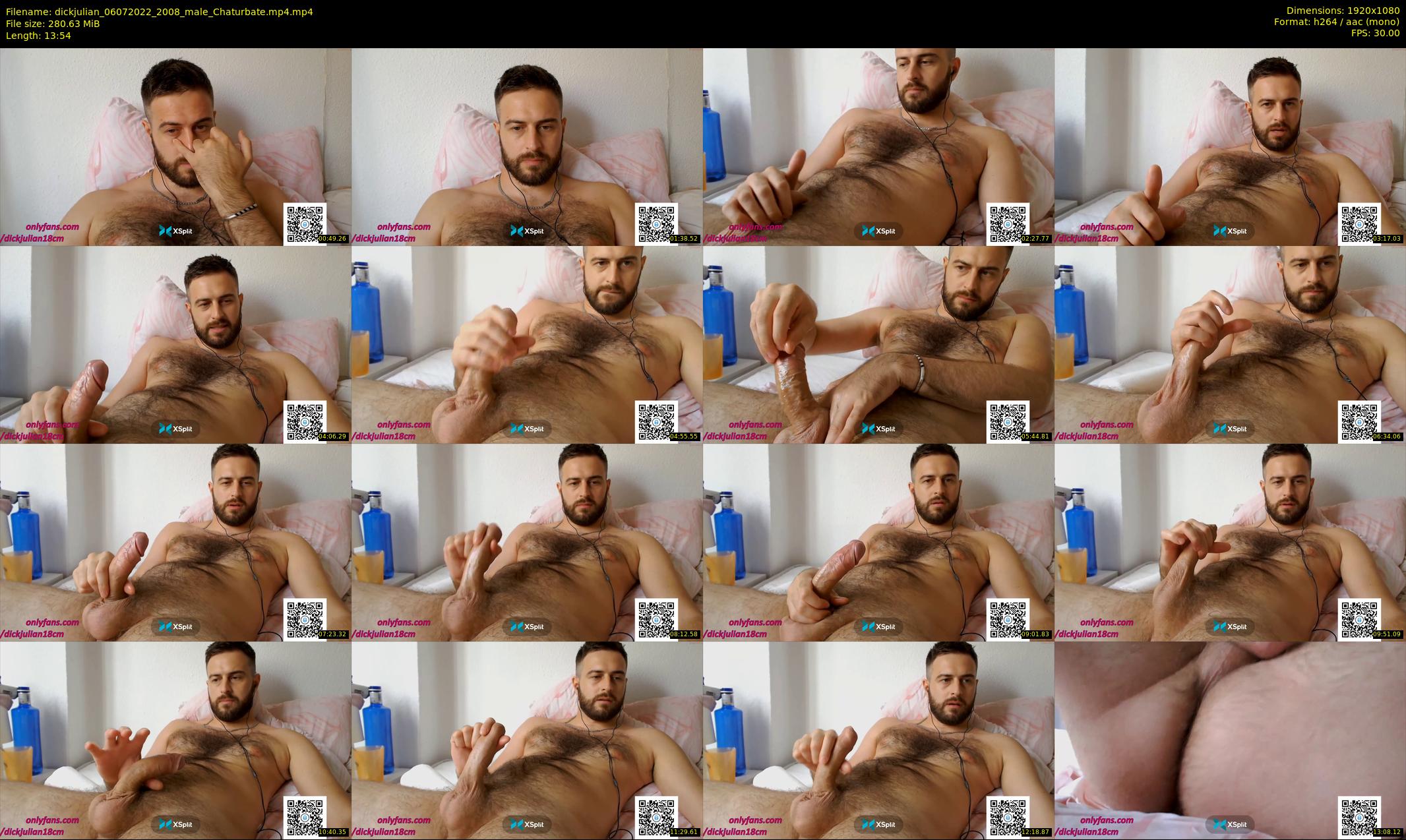 dickjulian — 14 minute Chaturbate male cam show recording, 1080p, Jul 6, 2022