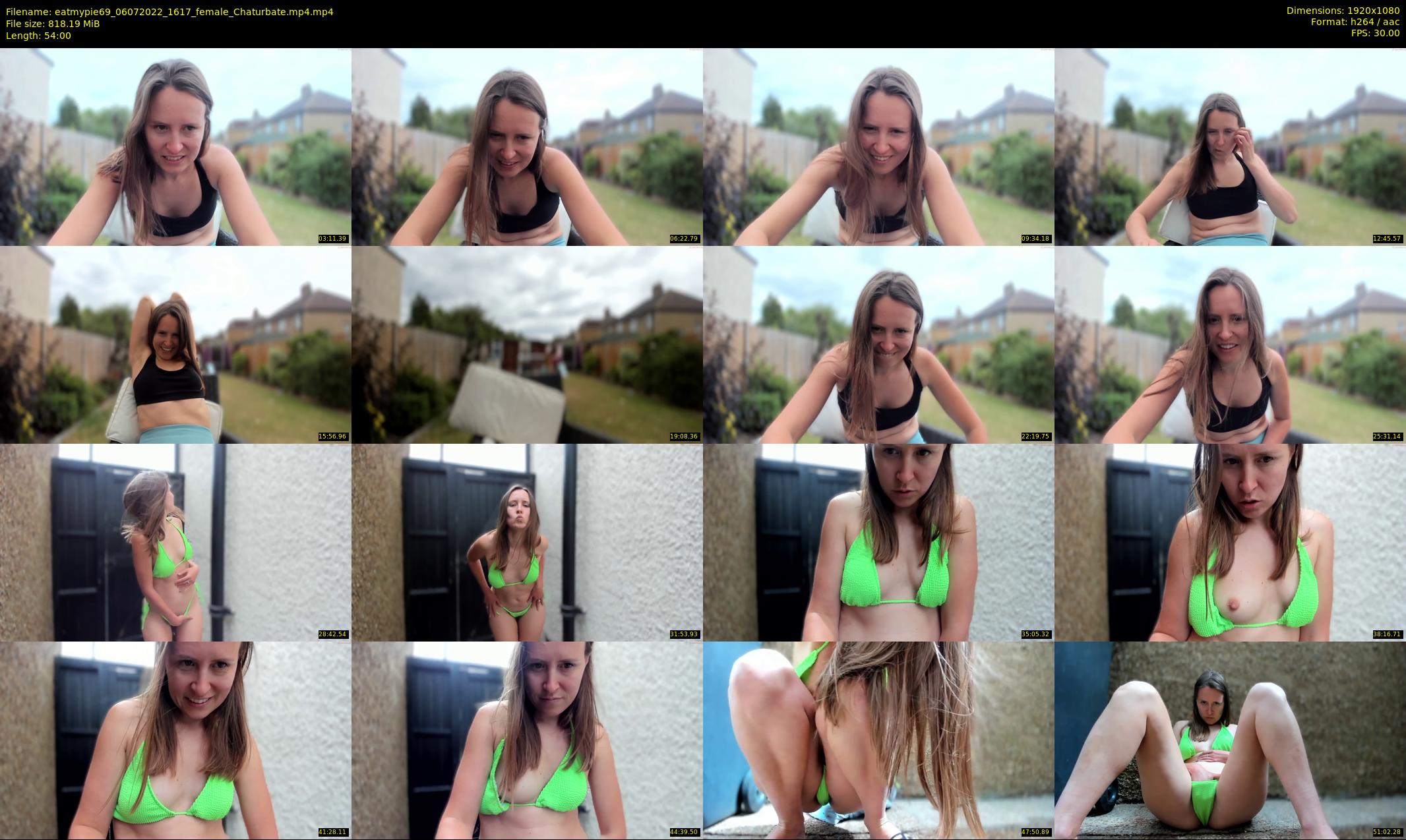 eatmypie69 — 54 minute Chaturbate female cam show recording, 1080p, Jul 6, 2022