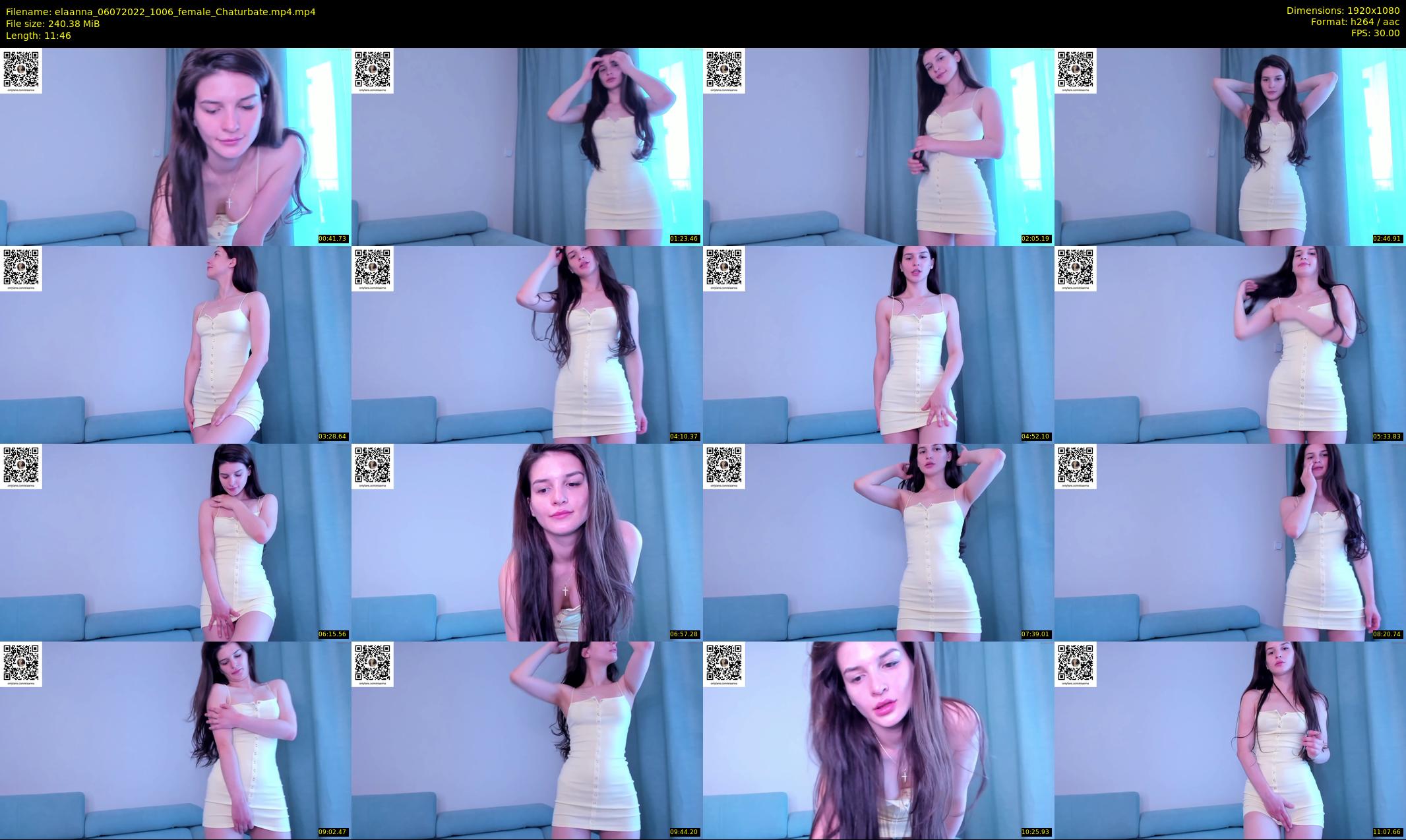 elaanna — 12 minute Chaturbate female cam show recording, 1080p, Jul 6, 2022