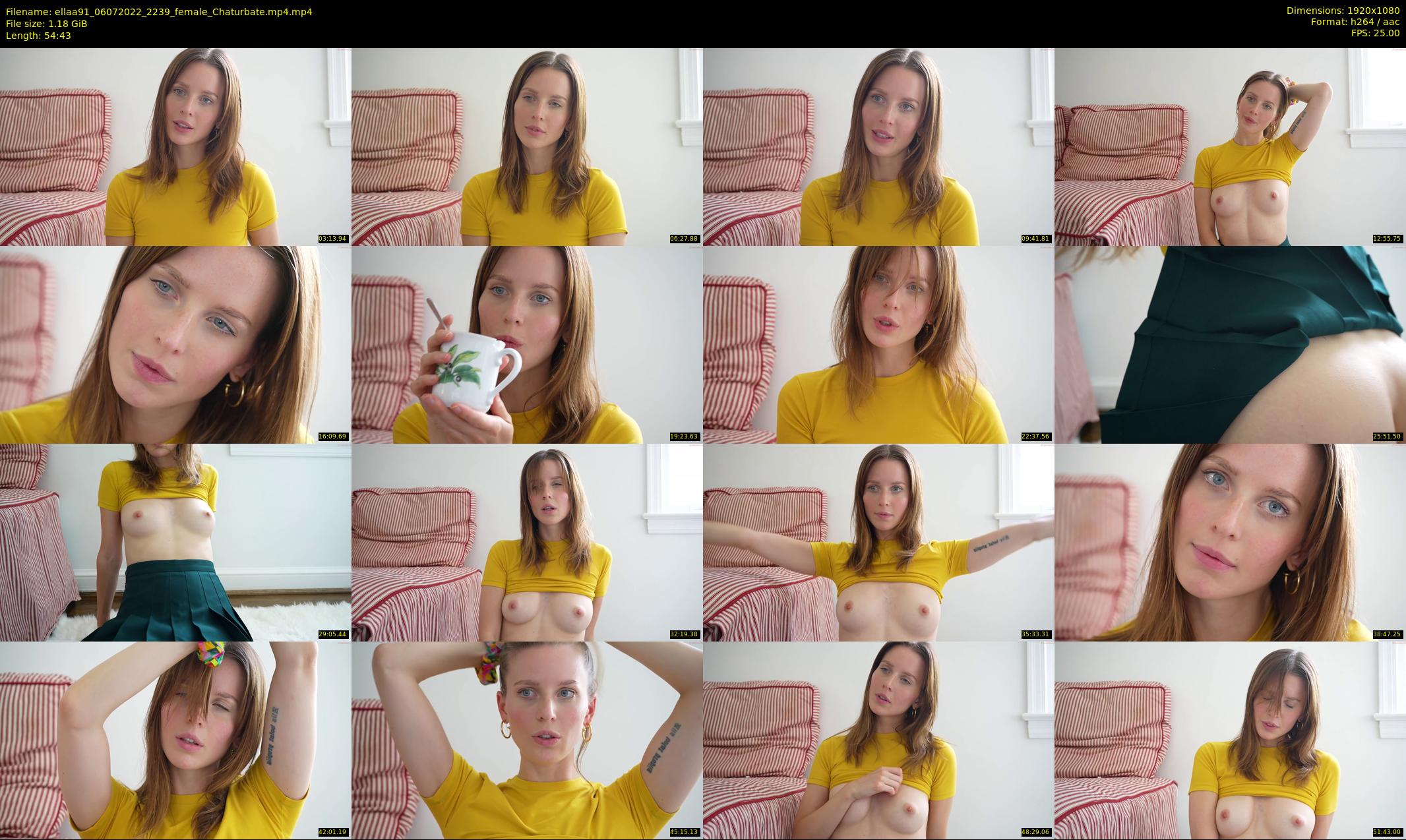ellaa91 — 55 minute Chaturbate female cam show recording, 1080p, Jul 6, 2022