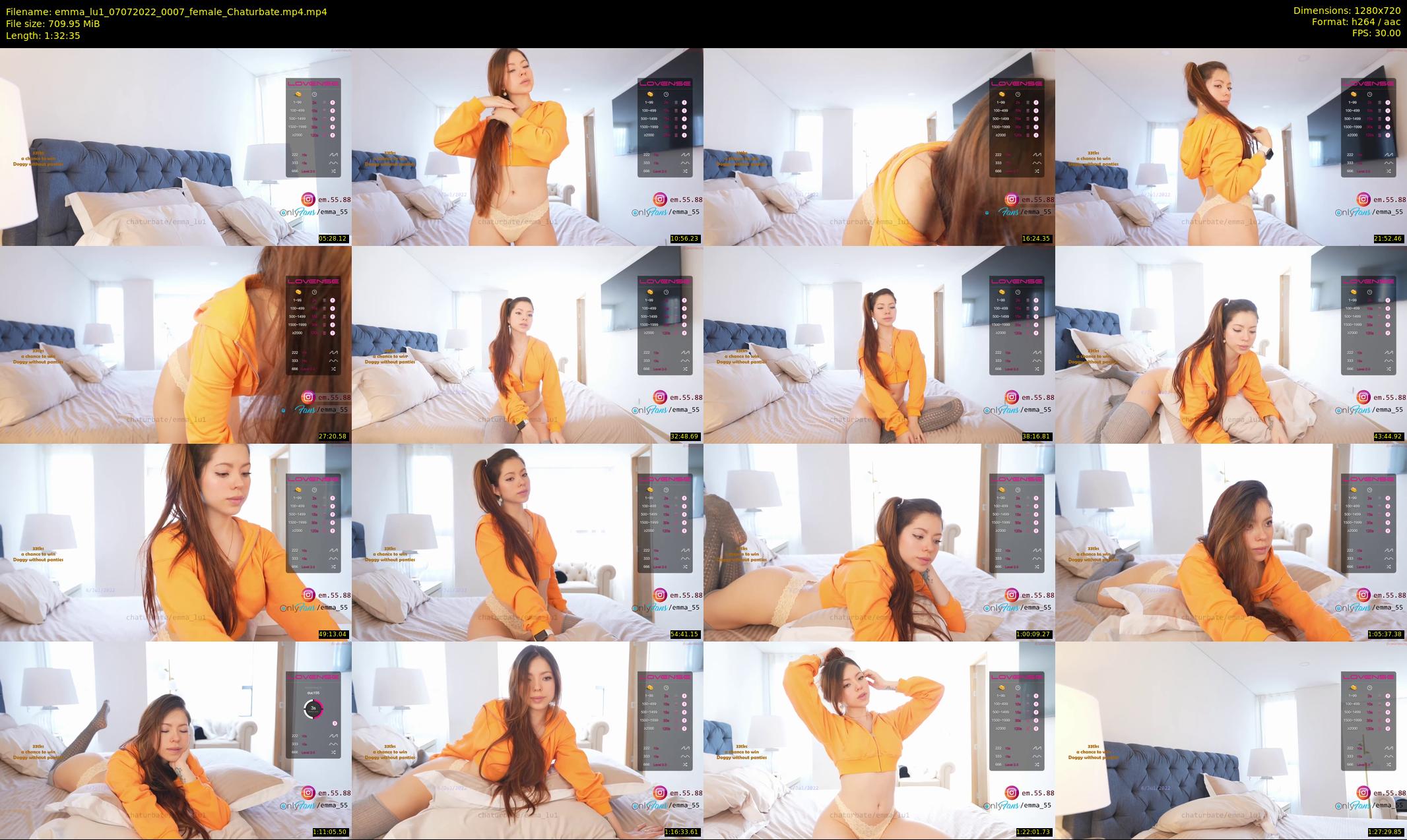 emma_lu1 — 93 minute Chaturbate female cam show recording, 720p, Jul 7, 2022