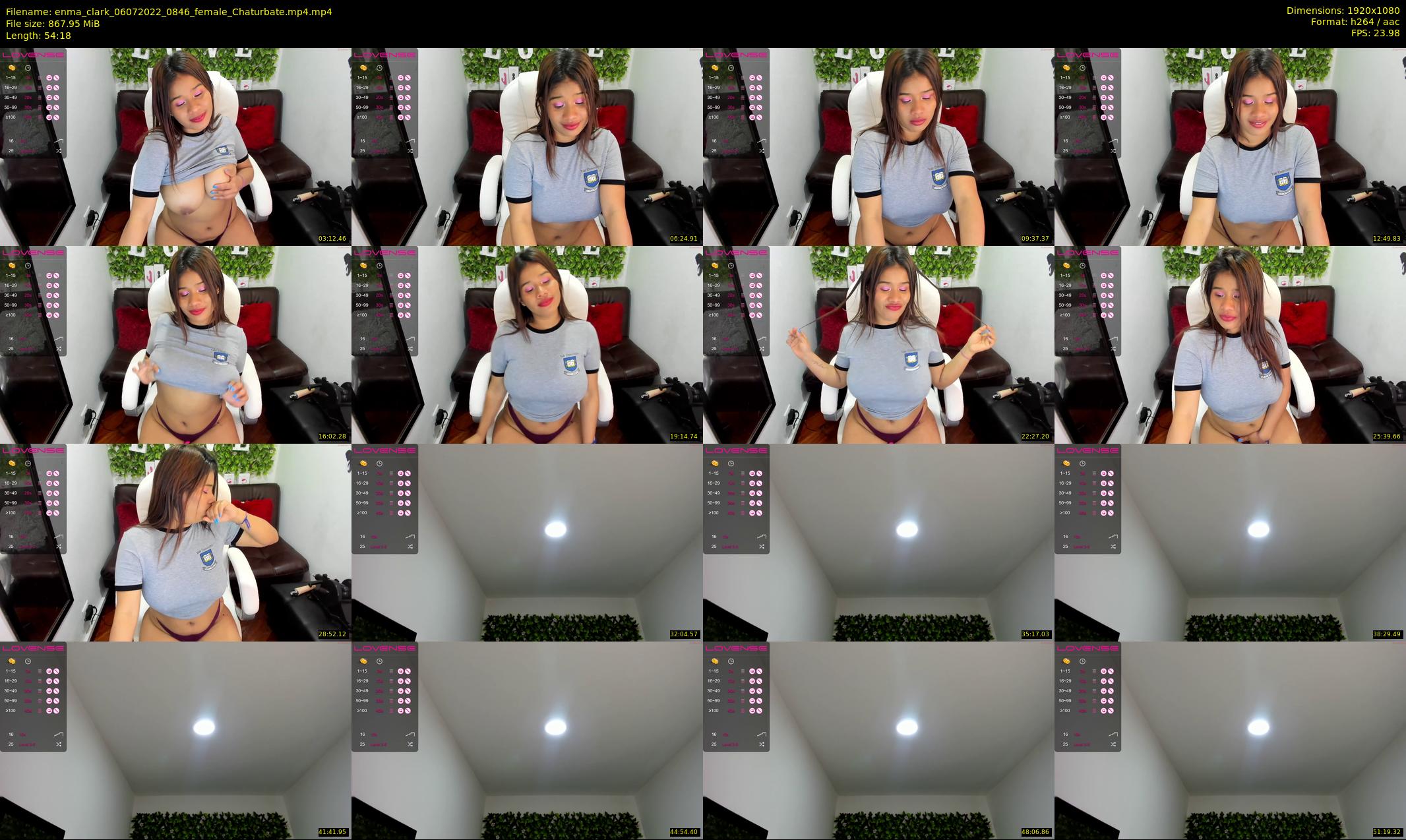enma_clark — 55 minute Chaturbate female cam show recording, 1080p, Jul 6, 2022