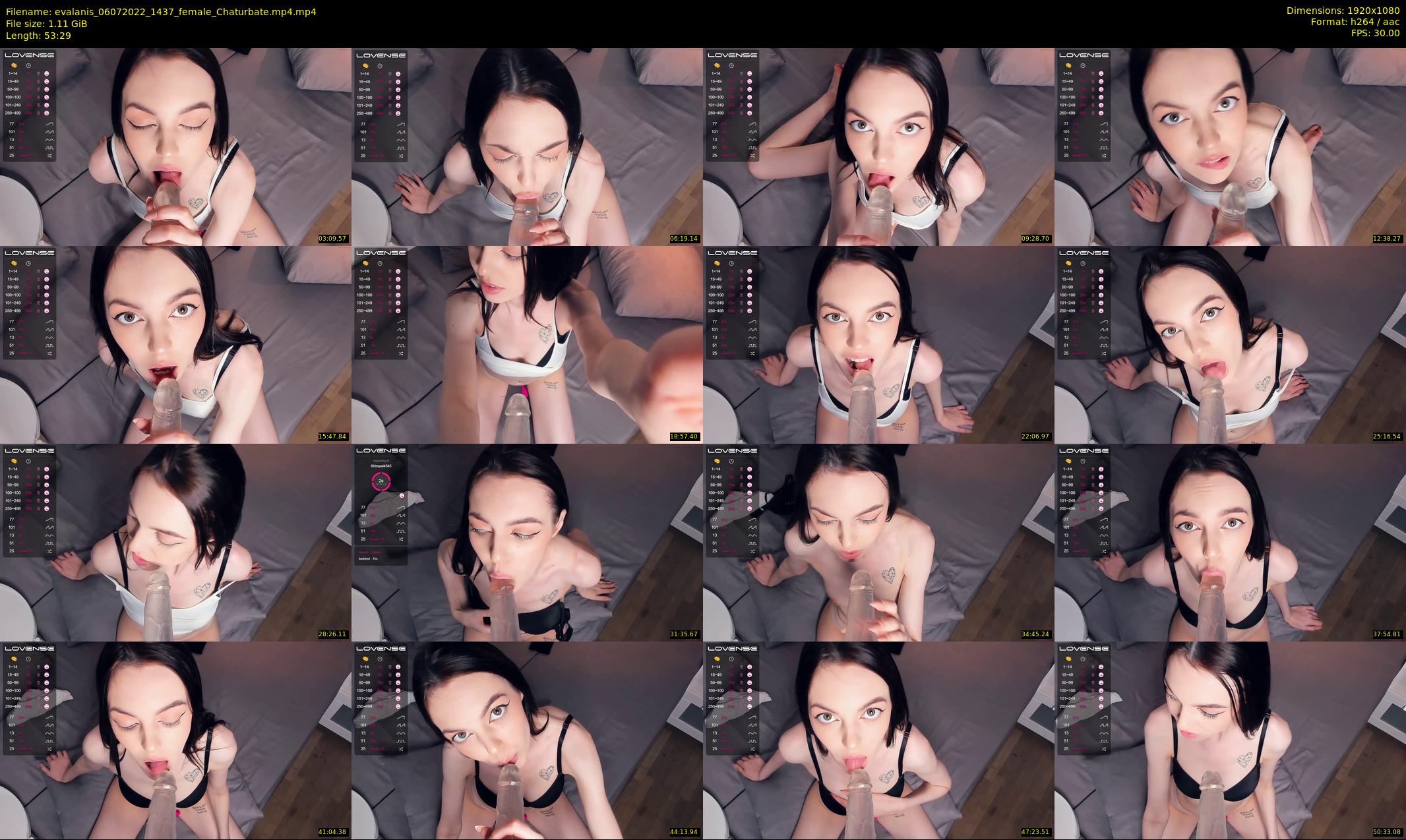 evalanis — 54 minute Chaturbate couple cam show recording, 1080p, Jul 6, 2022