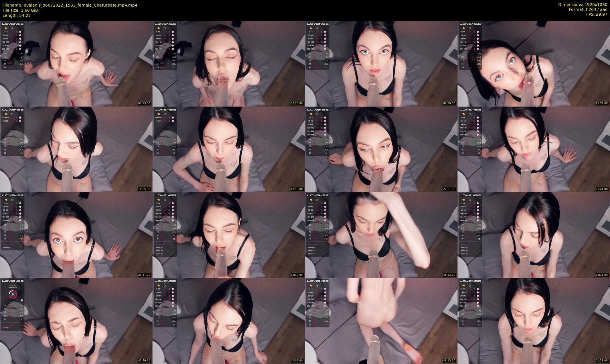 evalanis — 55 minute Chaturbate couple cam show recording, 1080p, Jul 6, 2022