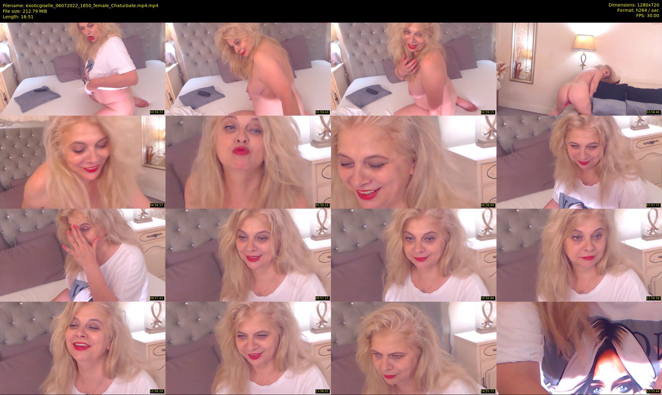 exoticgiselle — 17 minute Chaturbate female cam show recording, 720p, Jul 6, 2022