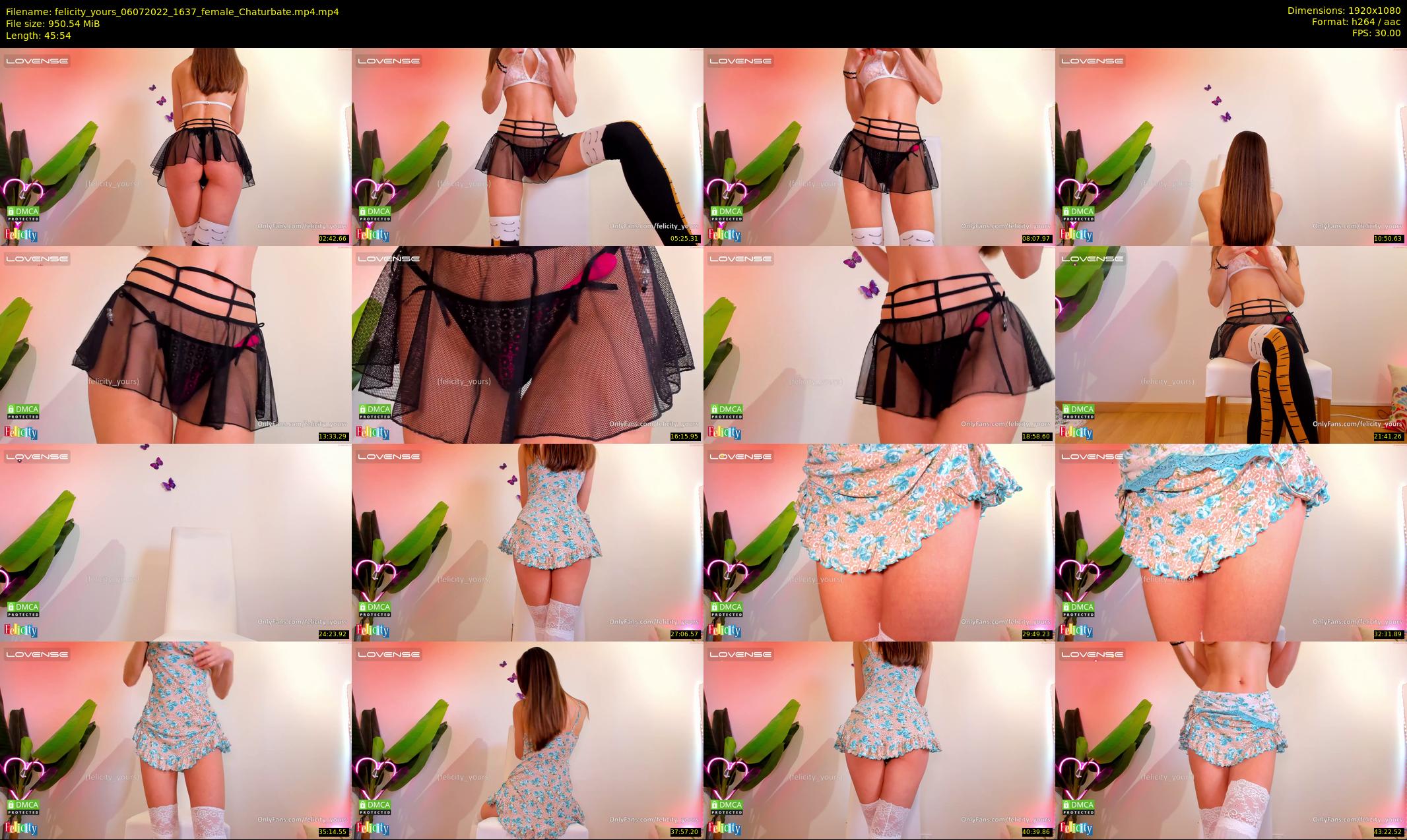 felicity_yours — 46 minute Chaturbate female cam show recording, 1080p, Jul 6, 2022
