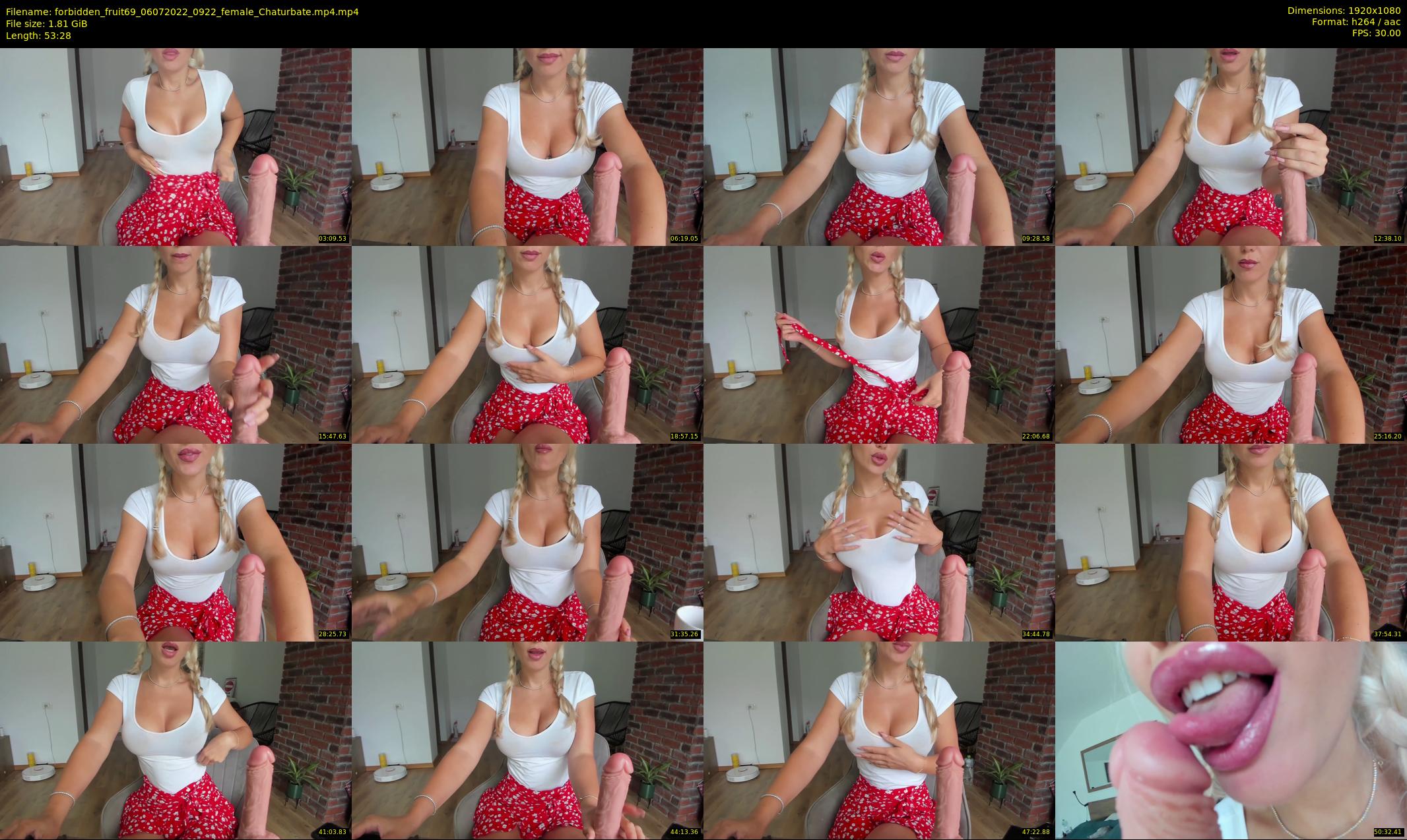 forbidden_fruit69 — 54 minute Chaturbate female cam show recording, 1080p, Jul 6, 2022