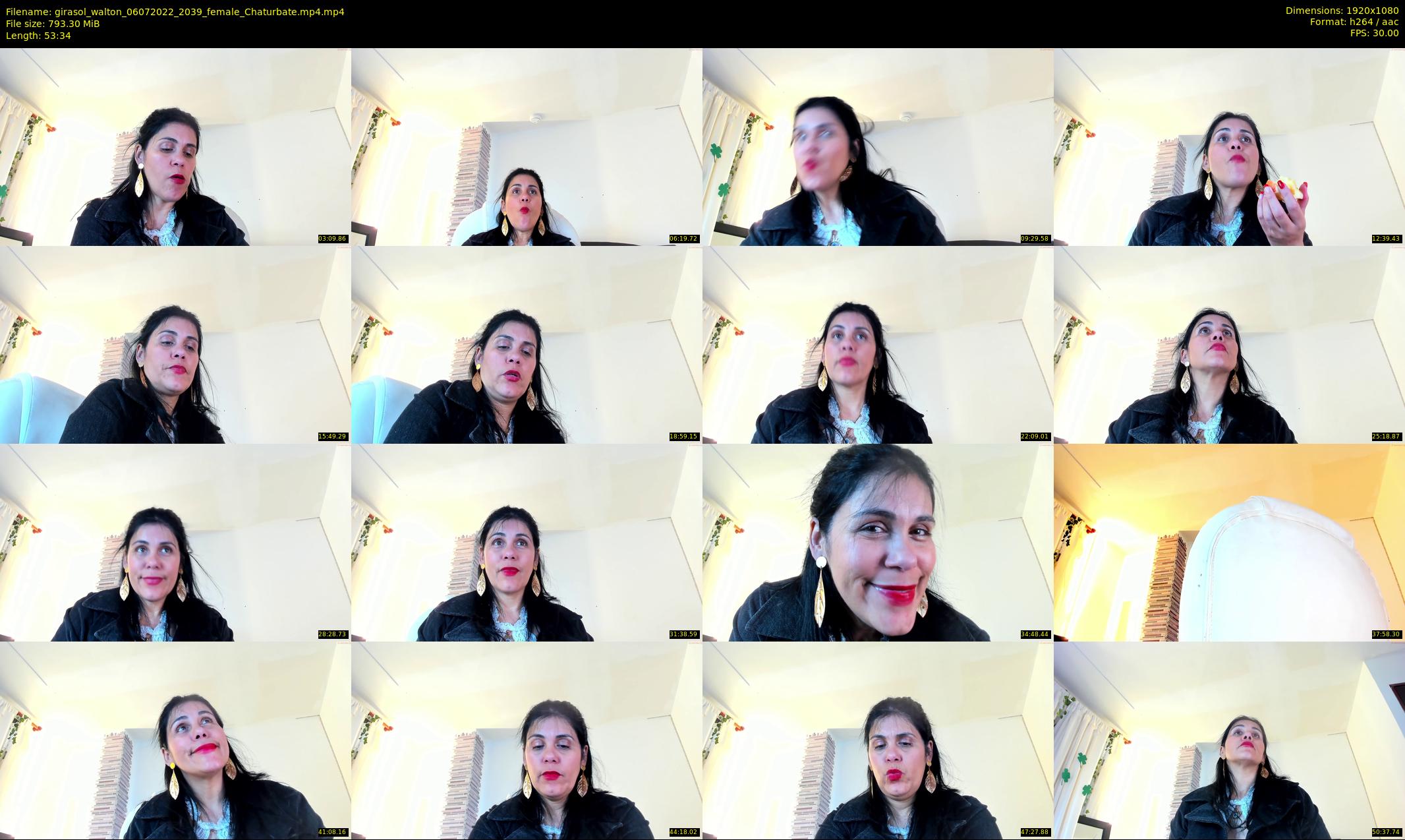 girasol_walton — 54 minute Chaturbate female cam show recording, 1080p, Jul 6, 2022