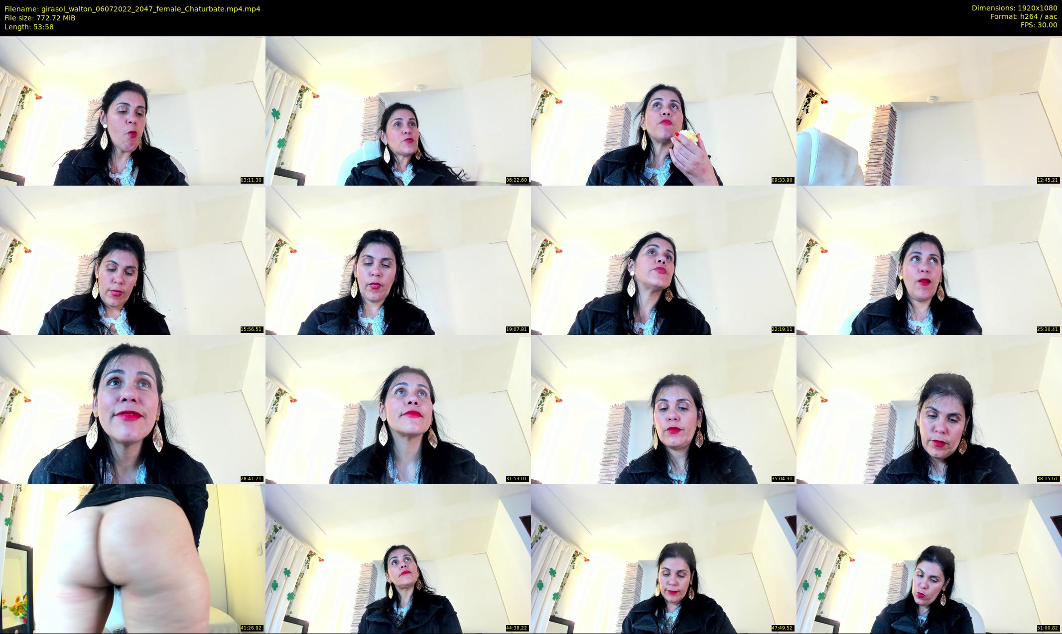 girasol_walton — 54 minute Chaturbate female cam show recording, 1080p, Jul 6, 2022