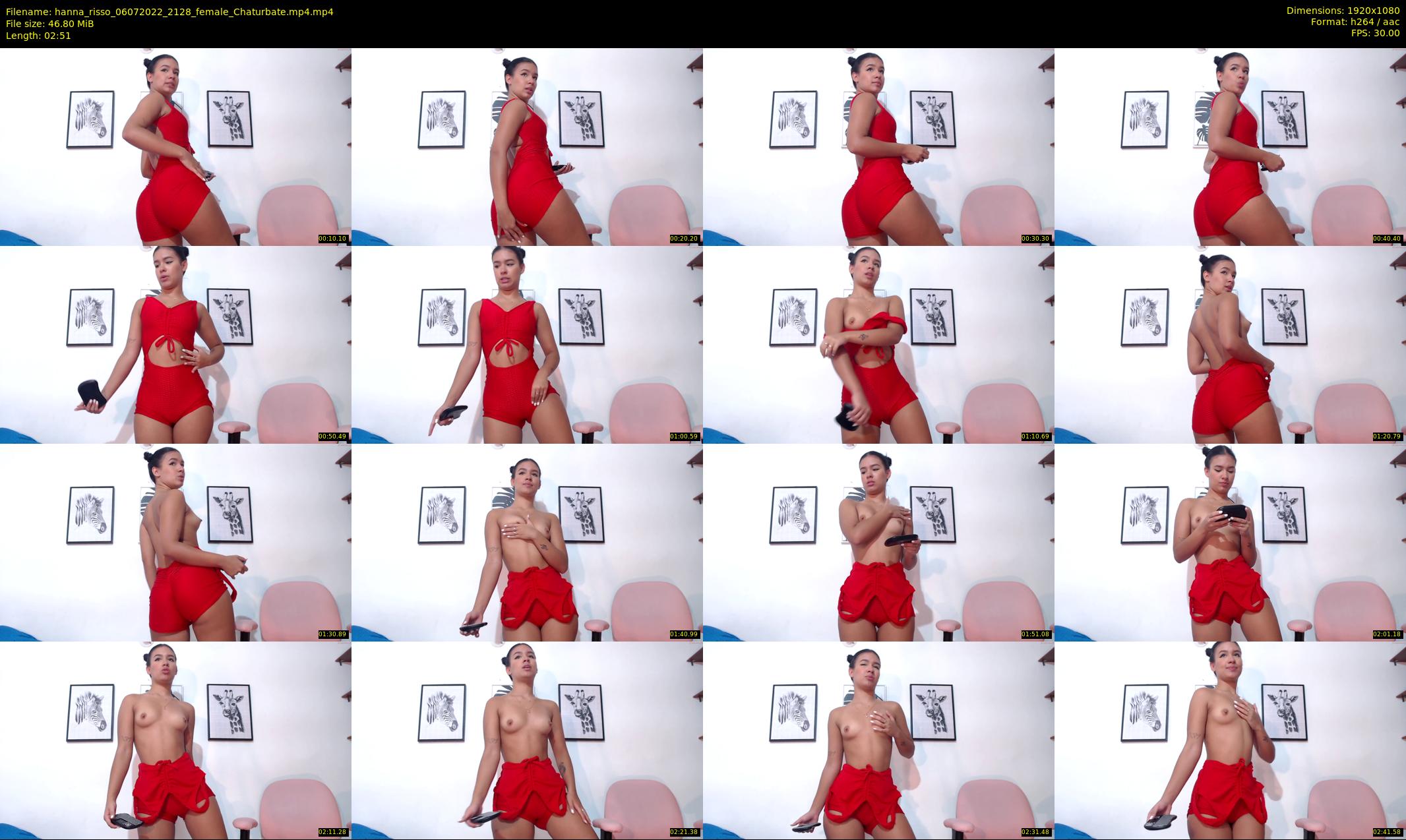hanna_risso — 3 minute Chaturbate female cam show recording, 1080p, Jul 6, 2022