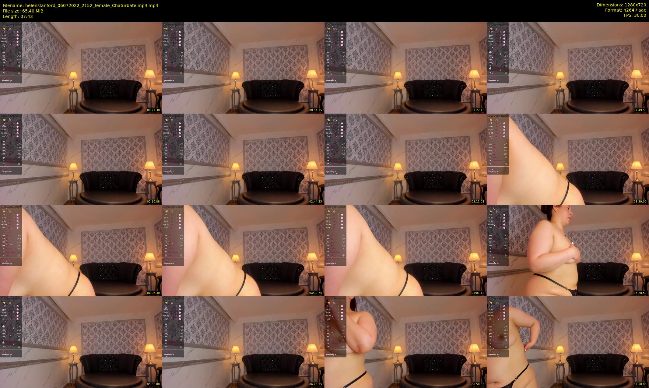 helenstanford — 8 minute Chaturbate female cam show recording, 720p, Jul 6, 2022