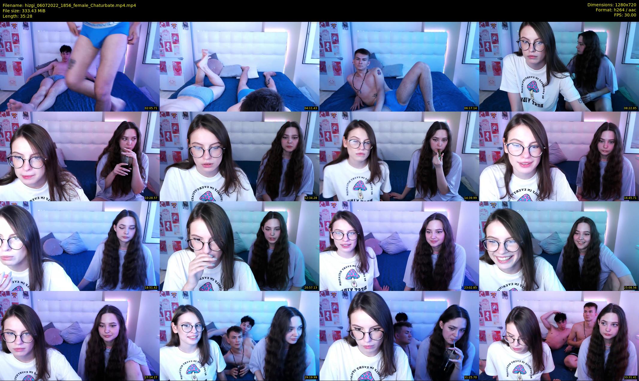 hizgi — 36 minute Chaturbate couple cam show recording, 720p, Jul 6, 2022