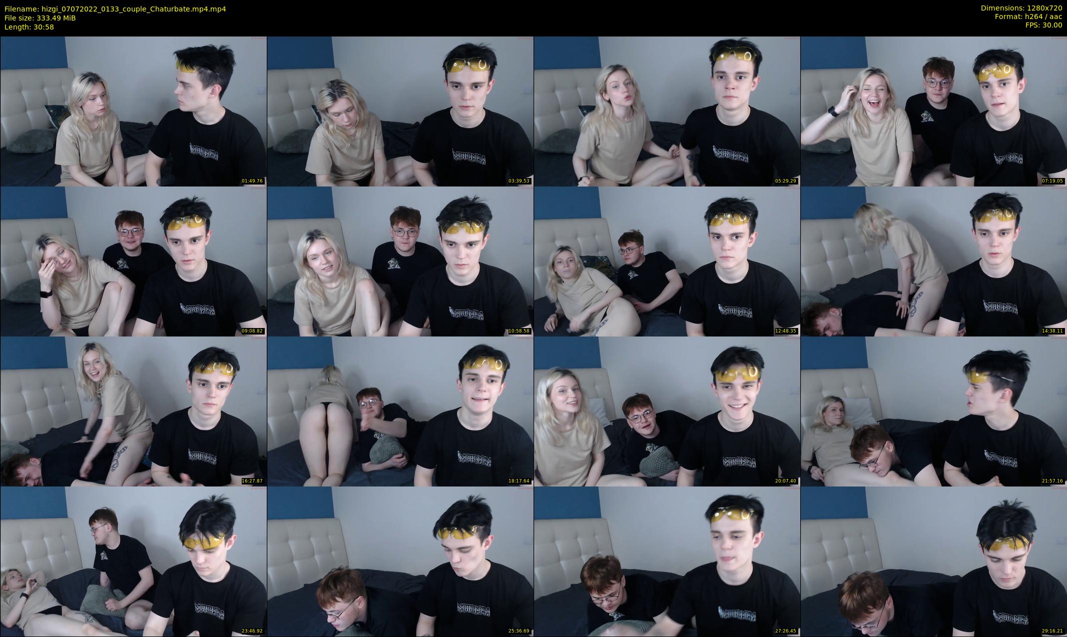 hizgi — 31 minute Chaturbate couple cam show recording, 720p, Jul 7, 2022