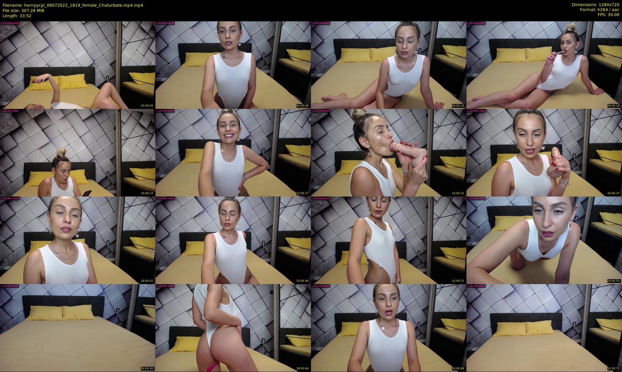 hornyycpl — 34 minute Chaturbate couple cam show recording, 720p, Jul 6, 2022