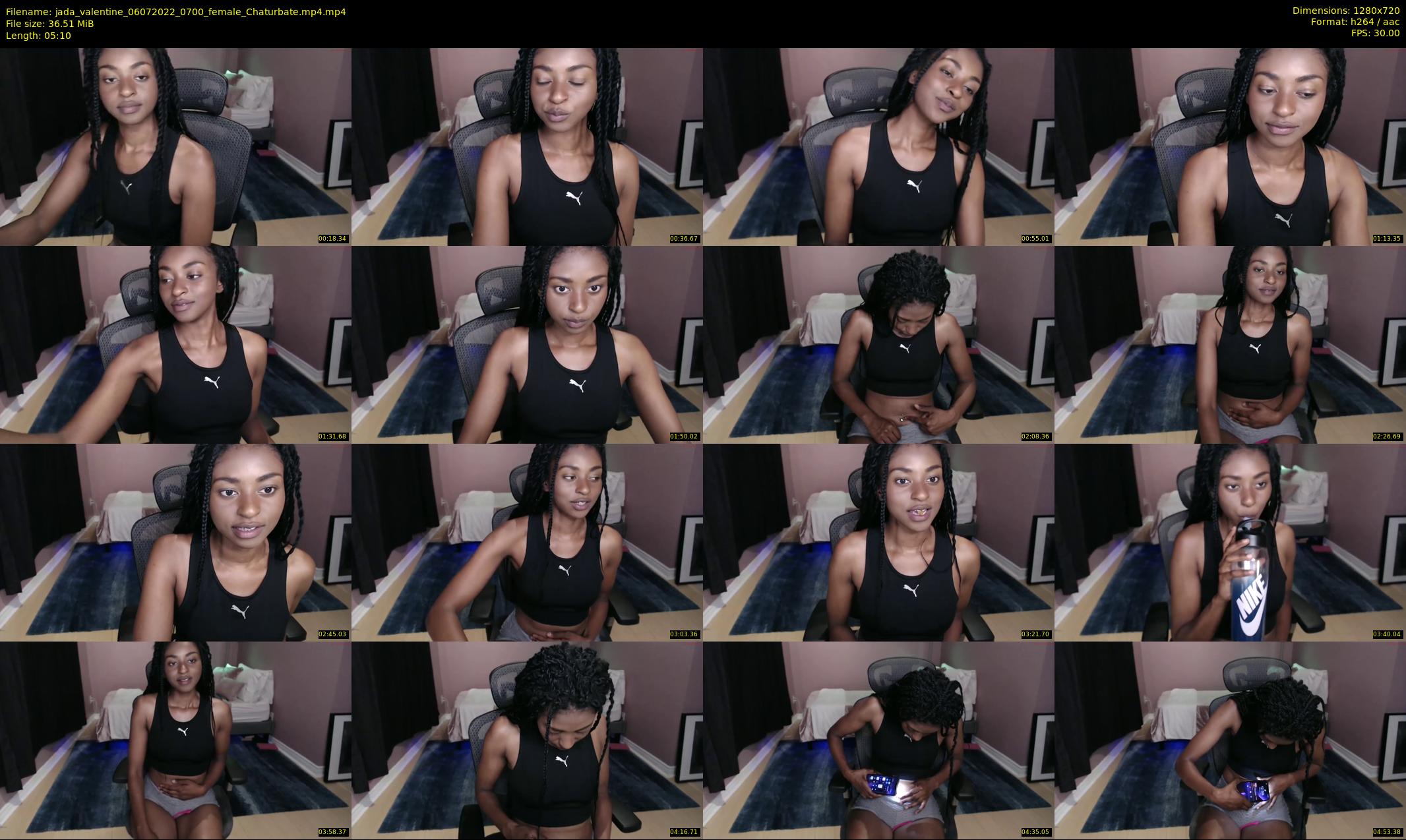 jada_valentine — 6 minute Chaturbate female cam show recording, 720p, Jul 6, 2022