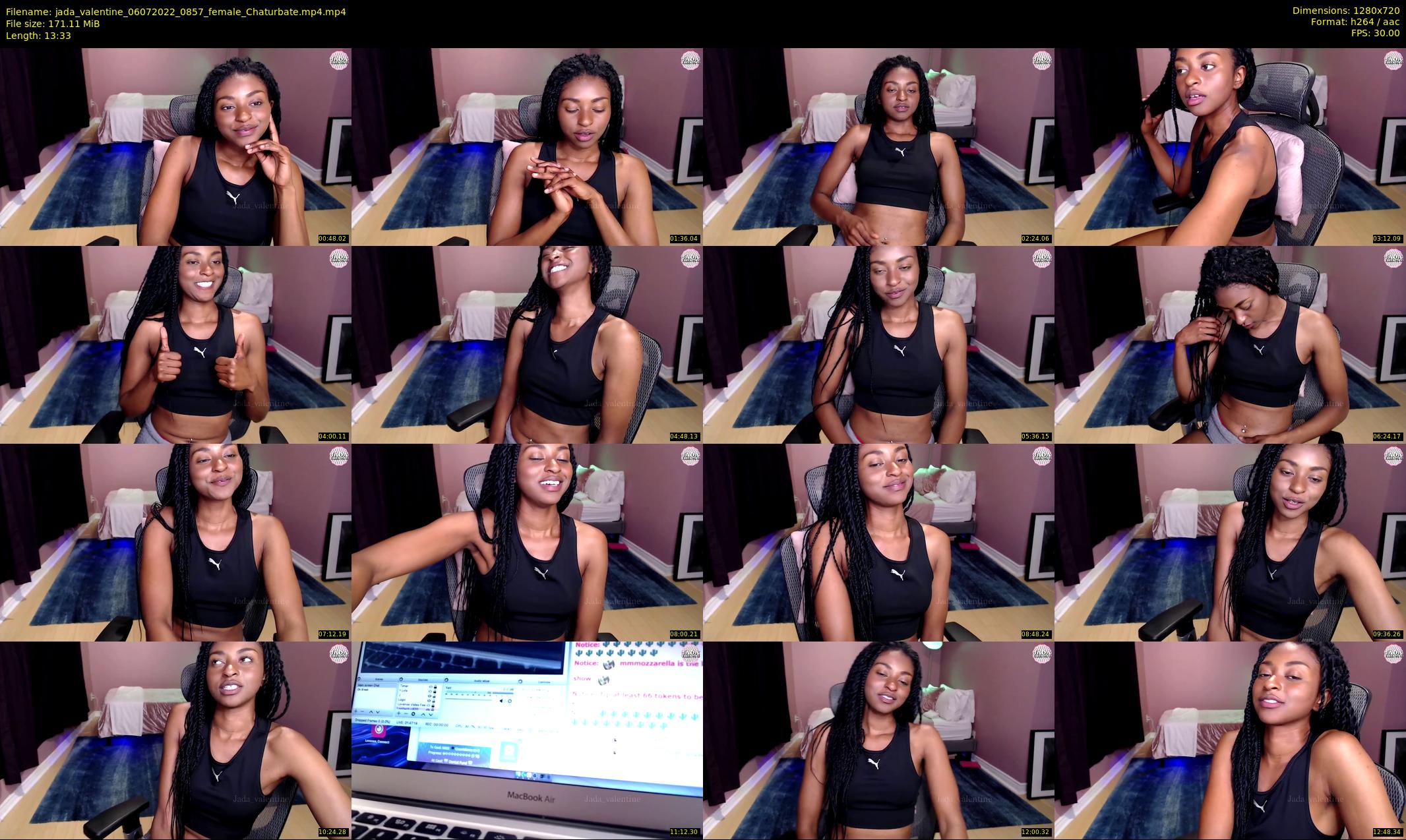 jada_valentine — 14 minute Chaturbate female cam show recording, 720p, Jul 6, 2022