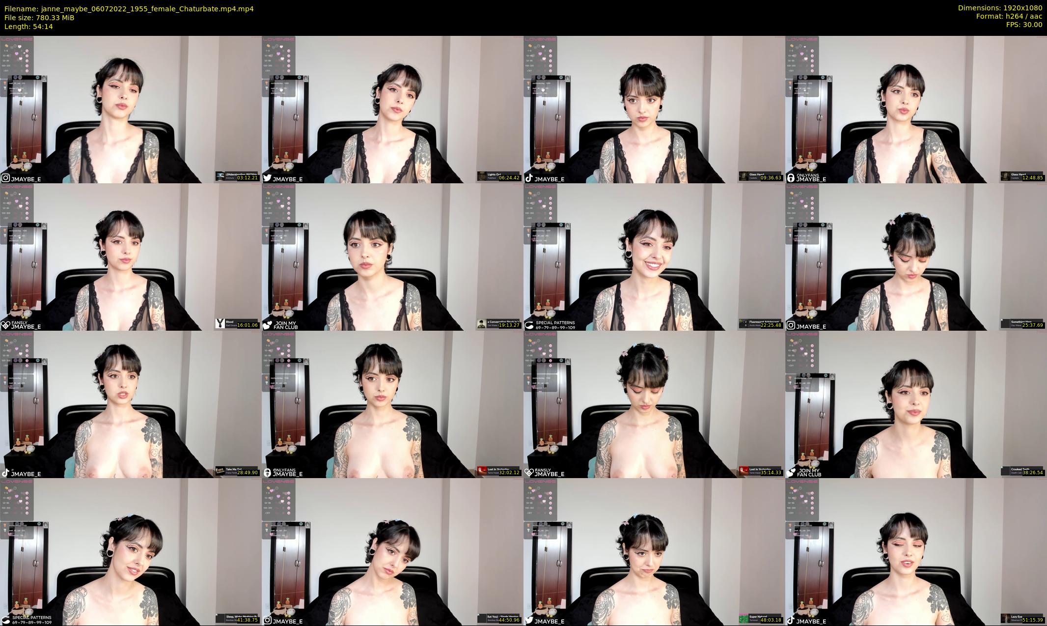 janne_maybe — 55 minute Chaturbate female cam show recording, 1080p, Jul 6, 2022